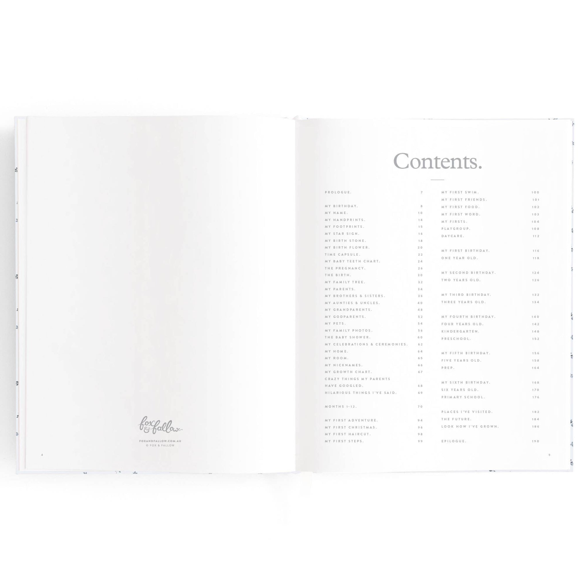 Baby Book Bluebell
