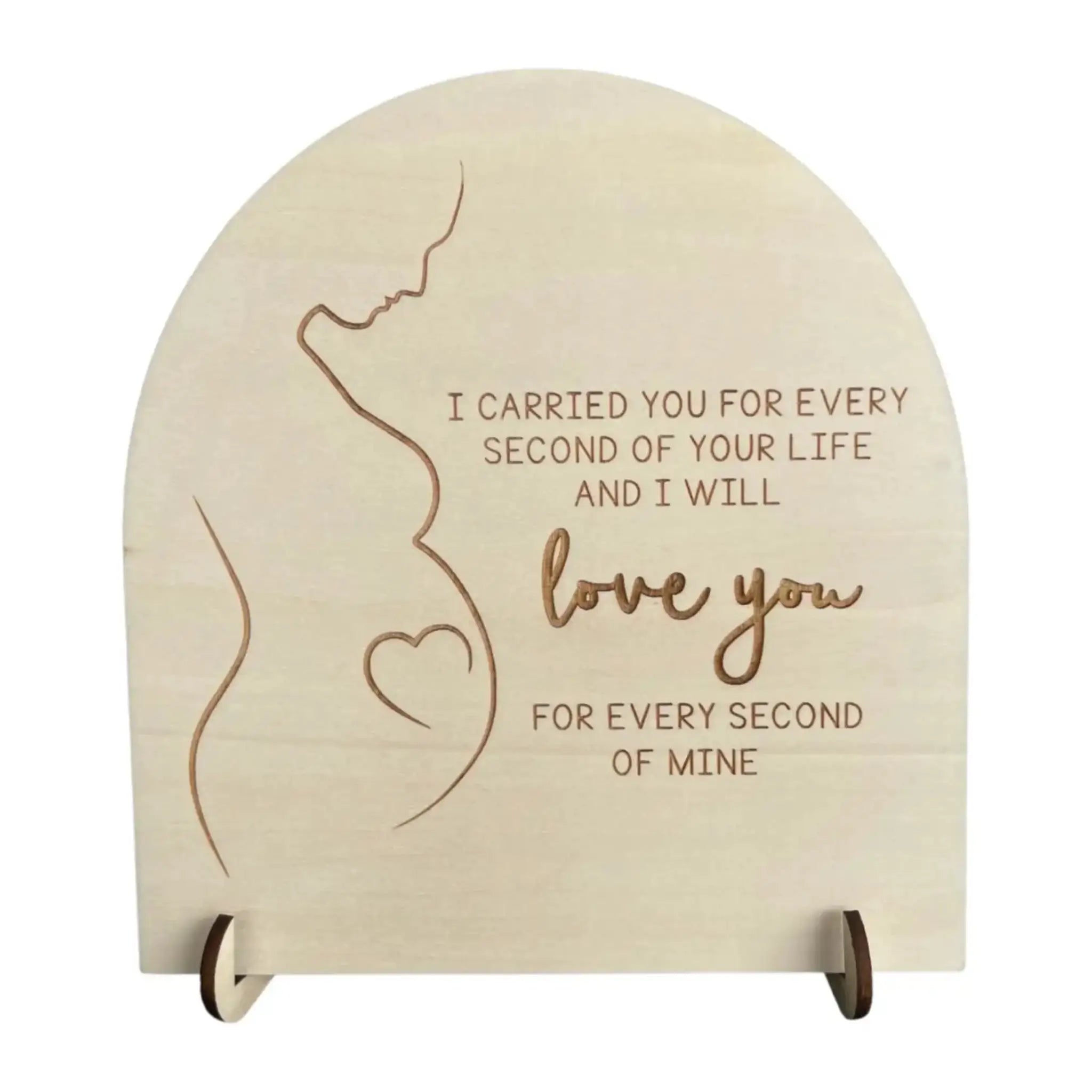 Baby Memorial sign Carried you
