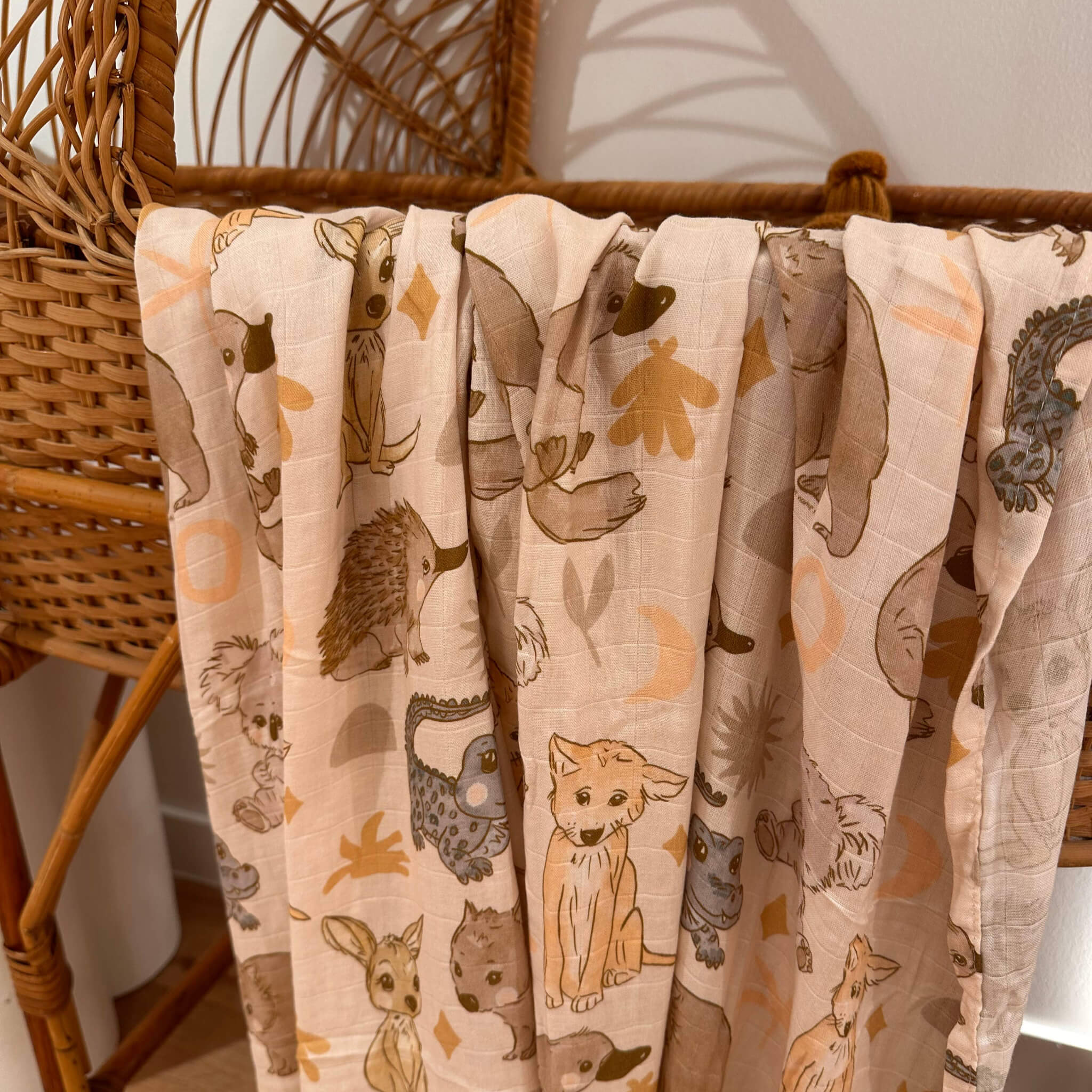 Baby Wrap Australian Animals - Baby Swaddle Wrap