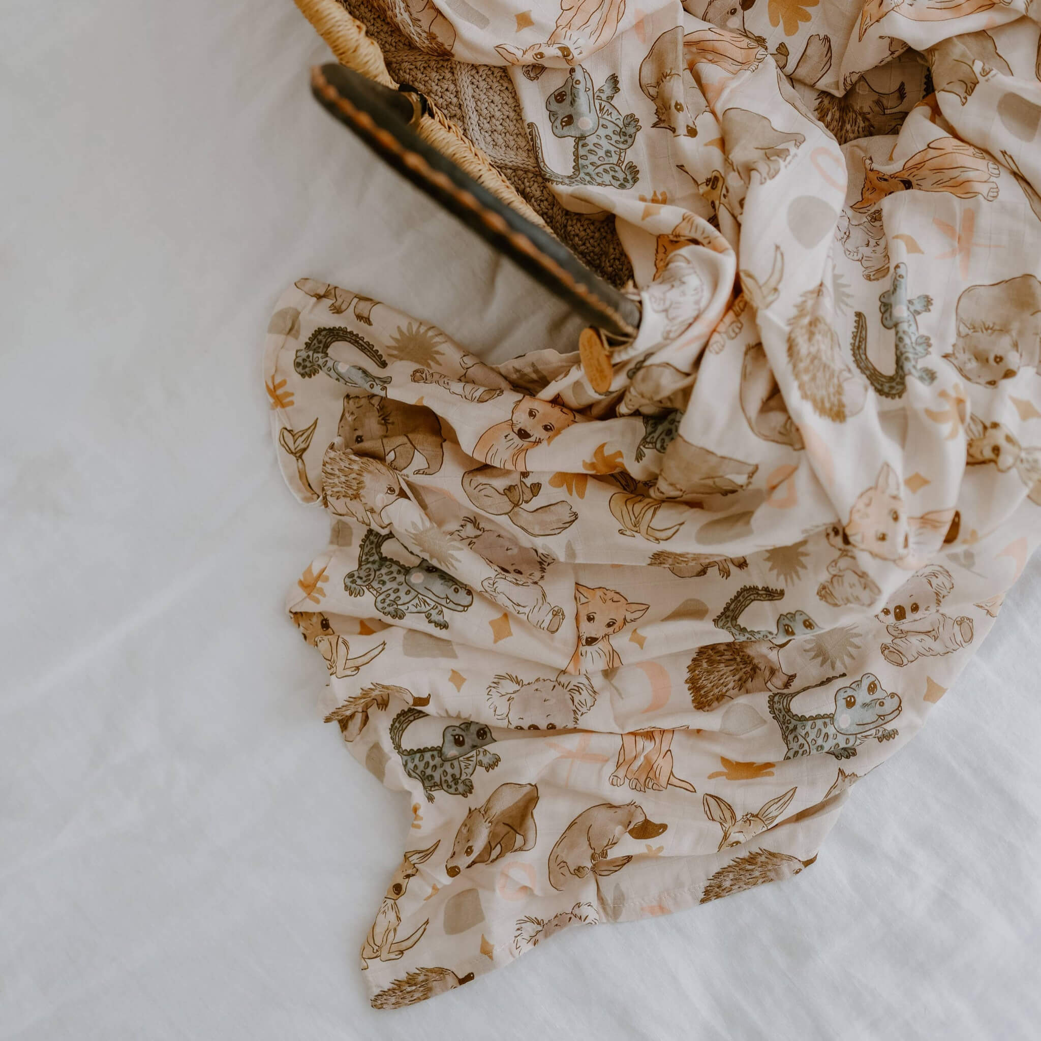 Baby Wrap Australian Animals - Baby Swaddle Wrap