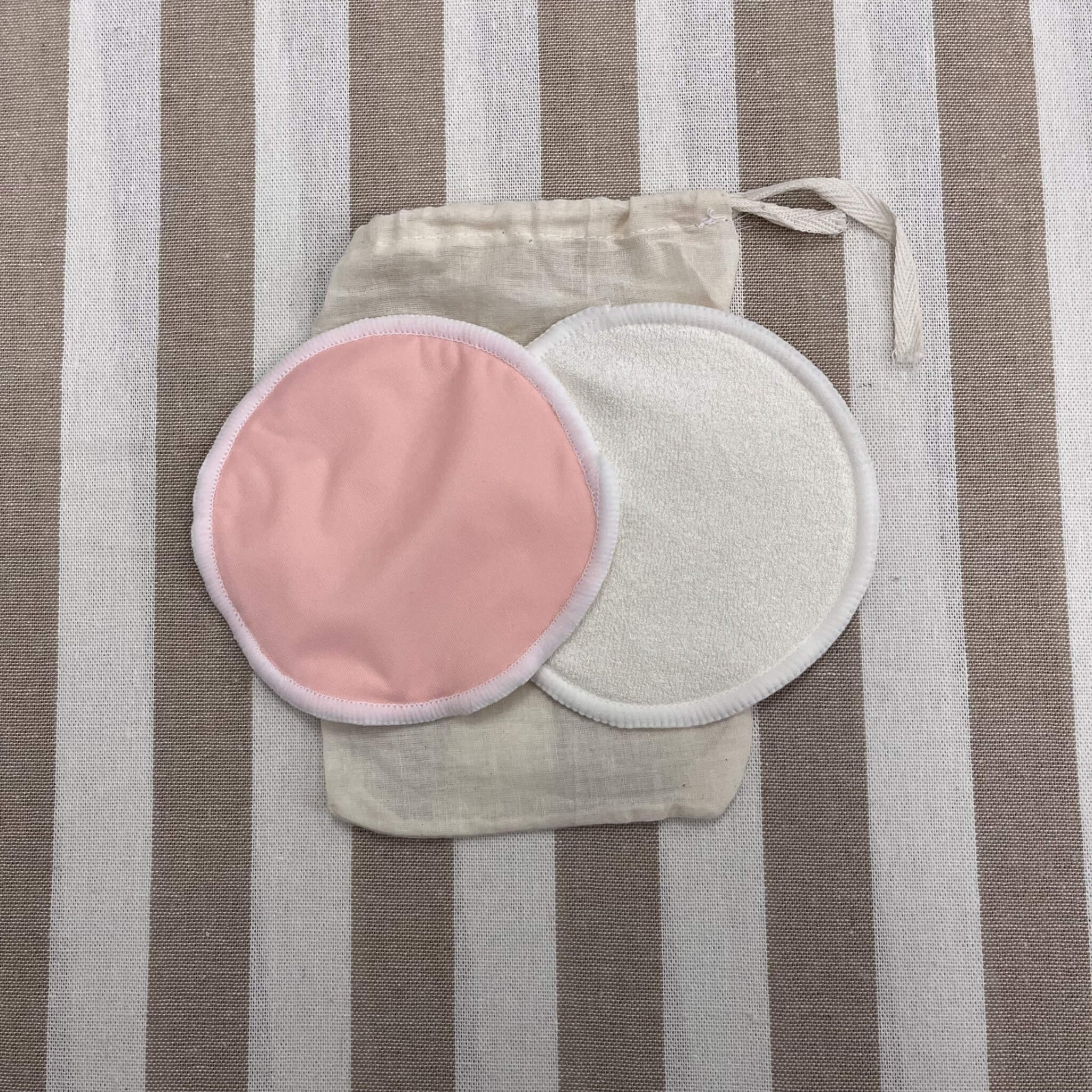 Bamboo Reusable Breast Pads Peach