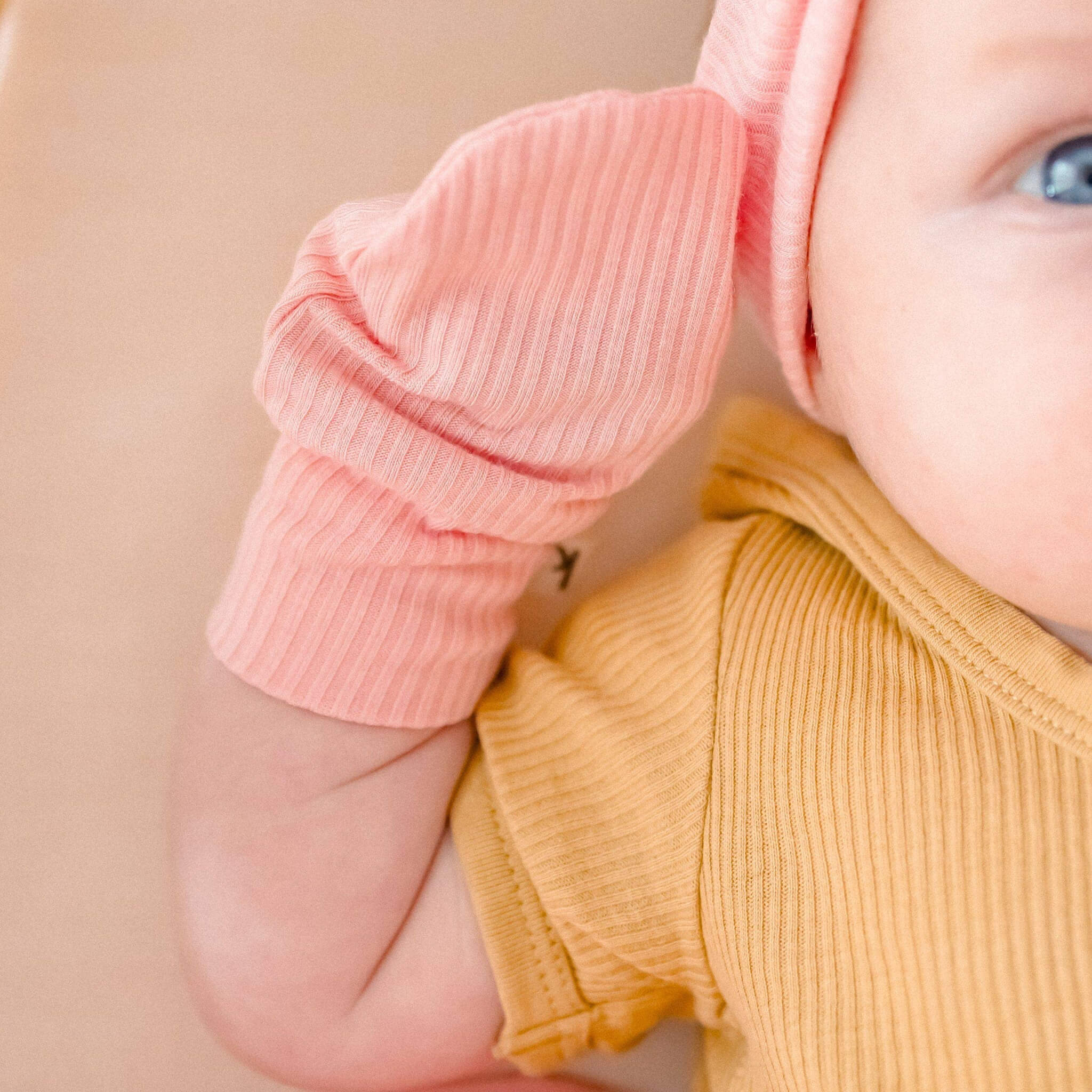 Bamboo Stretch Baby Mittens | Soft Newborn Scratch Mittens