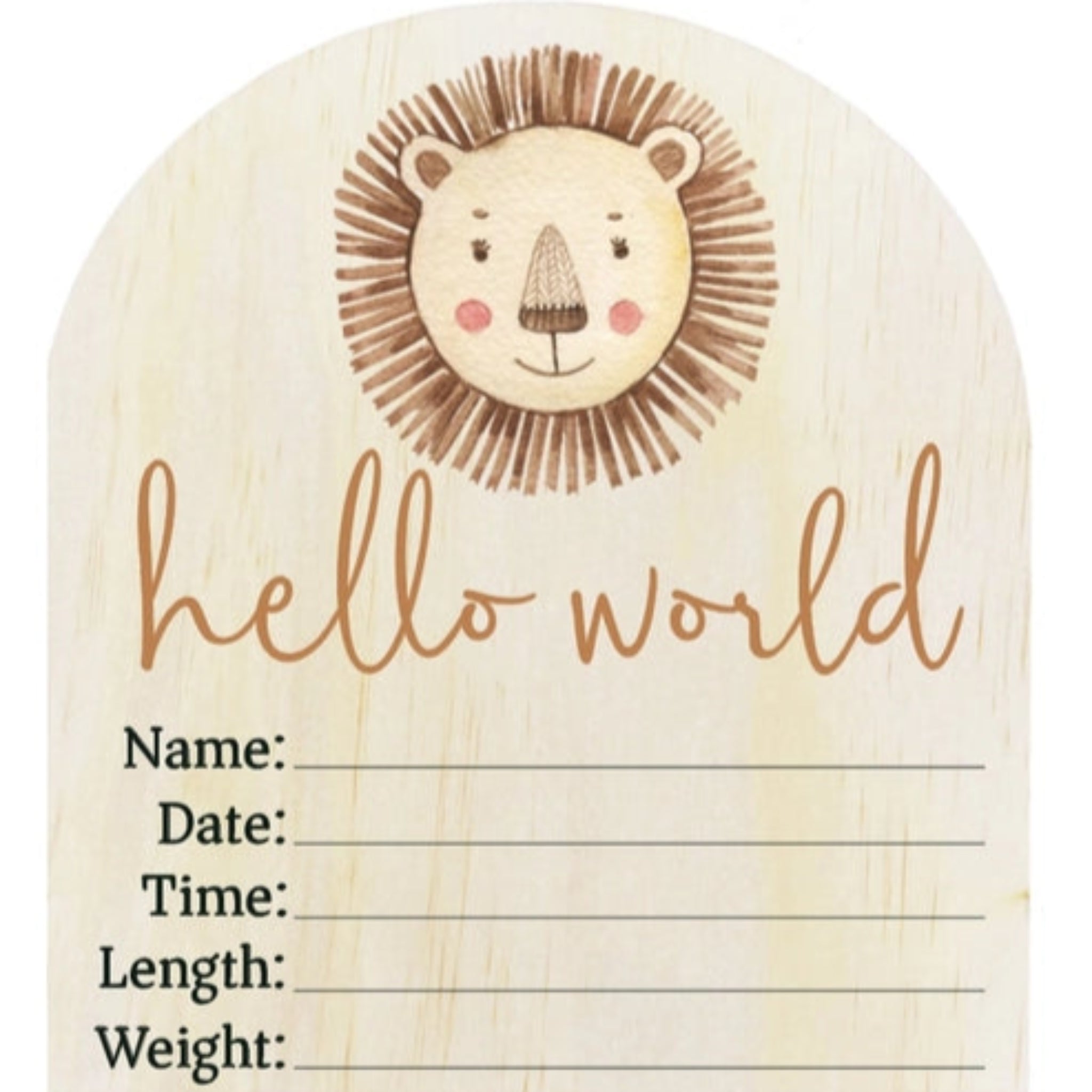 Birth Announcement Disc