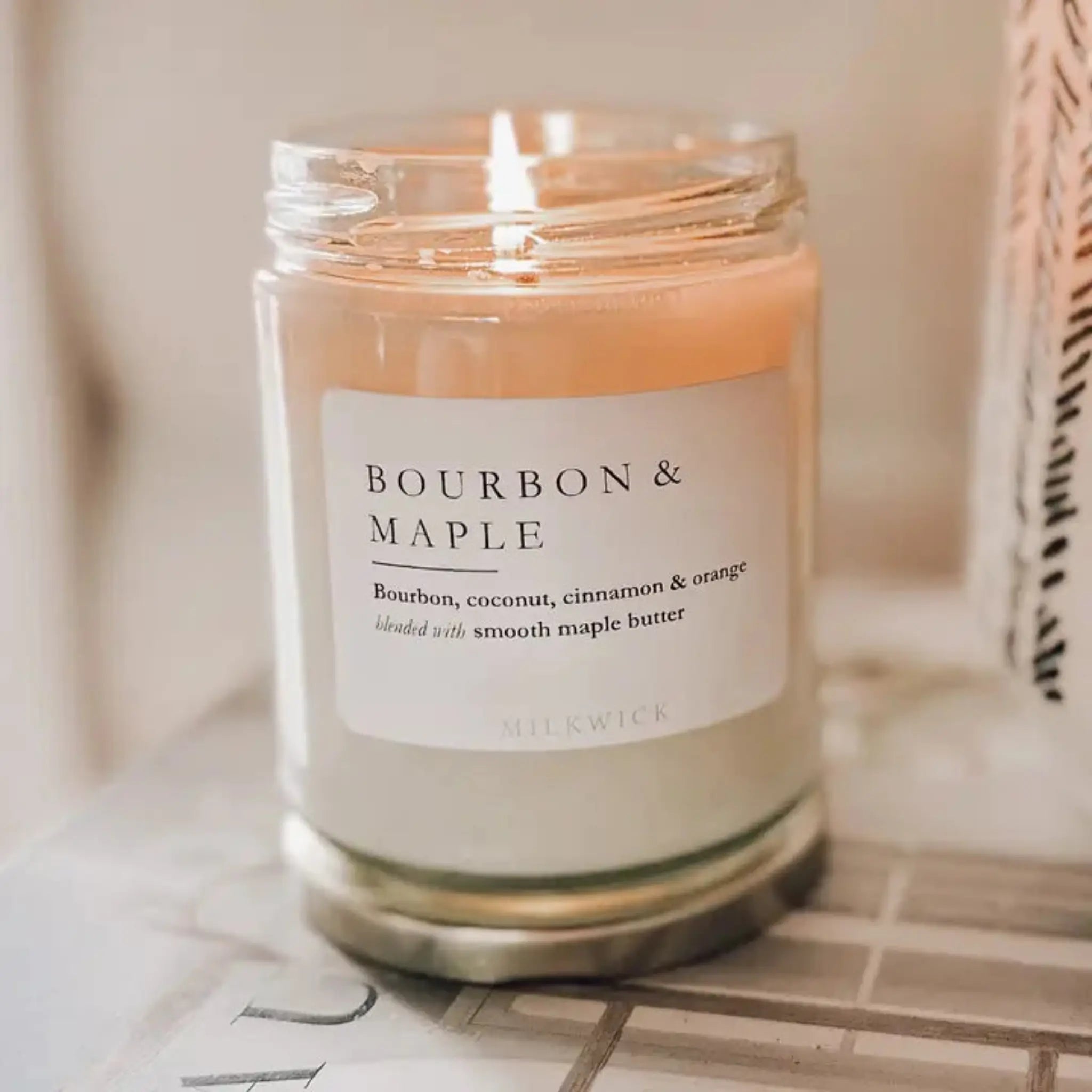 Bourbon & Maple – Natural Soy Candle