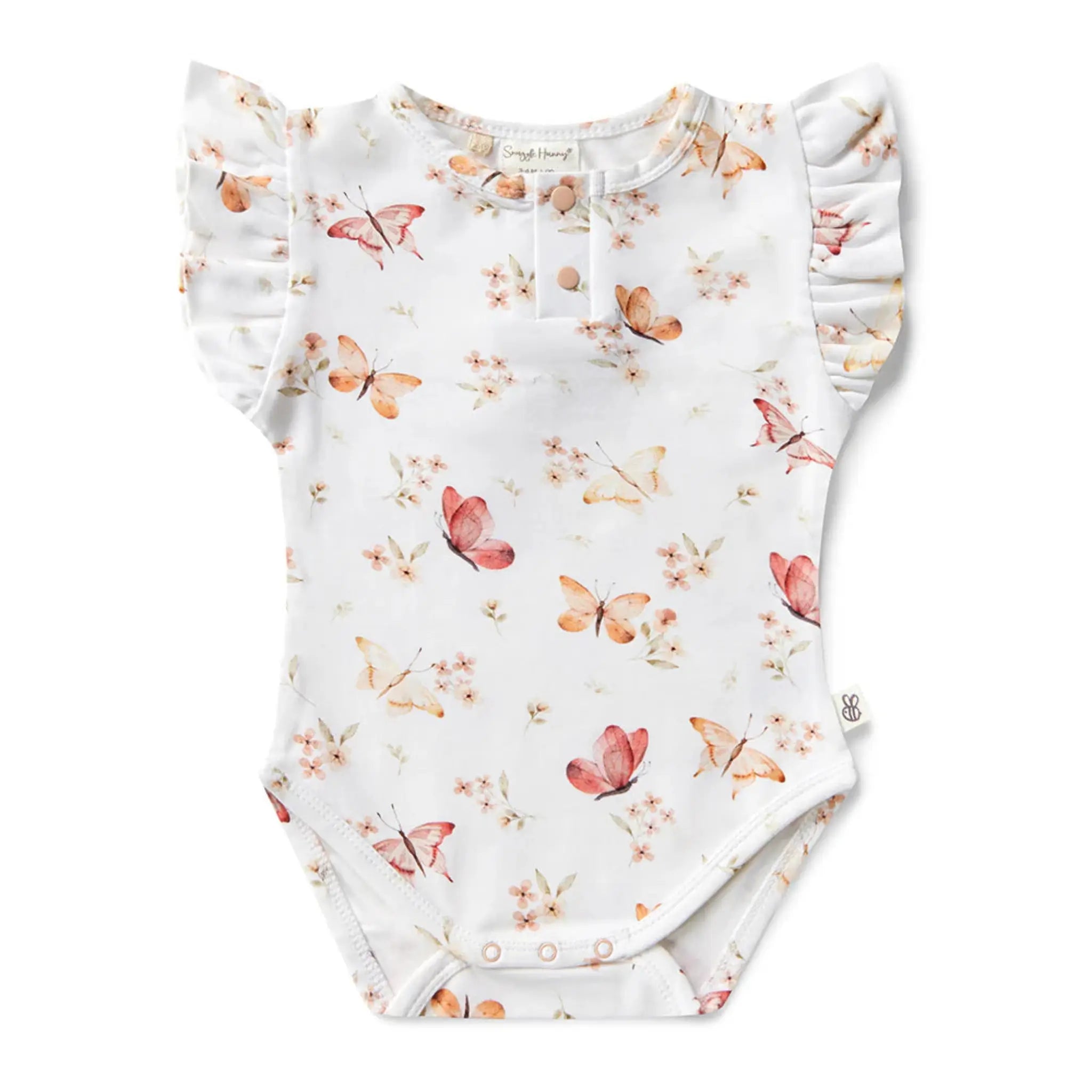  Butterfly Bodysuit | Organic Cotton Baby Bodysuit