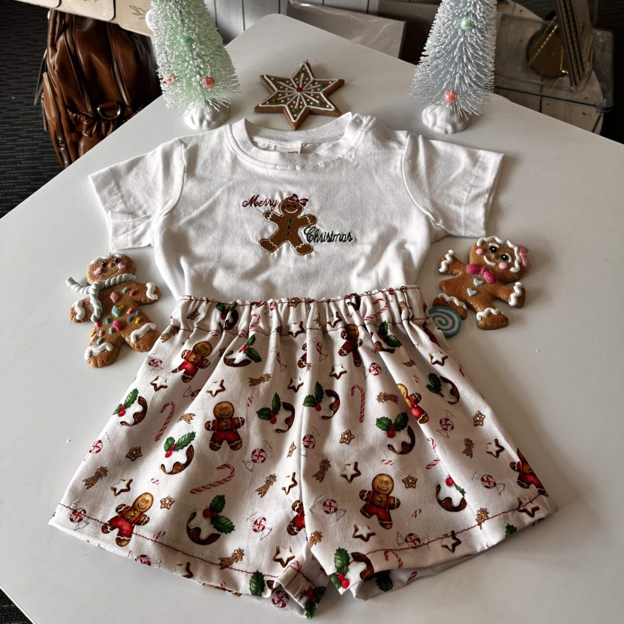 Christmas outfit Ginger bread Girl