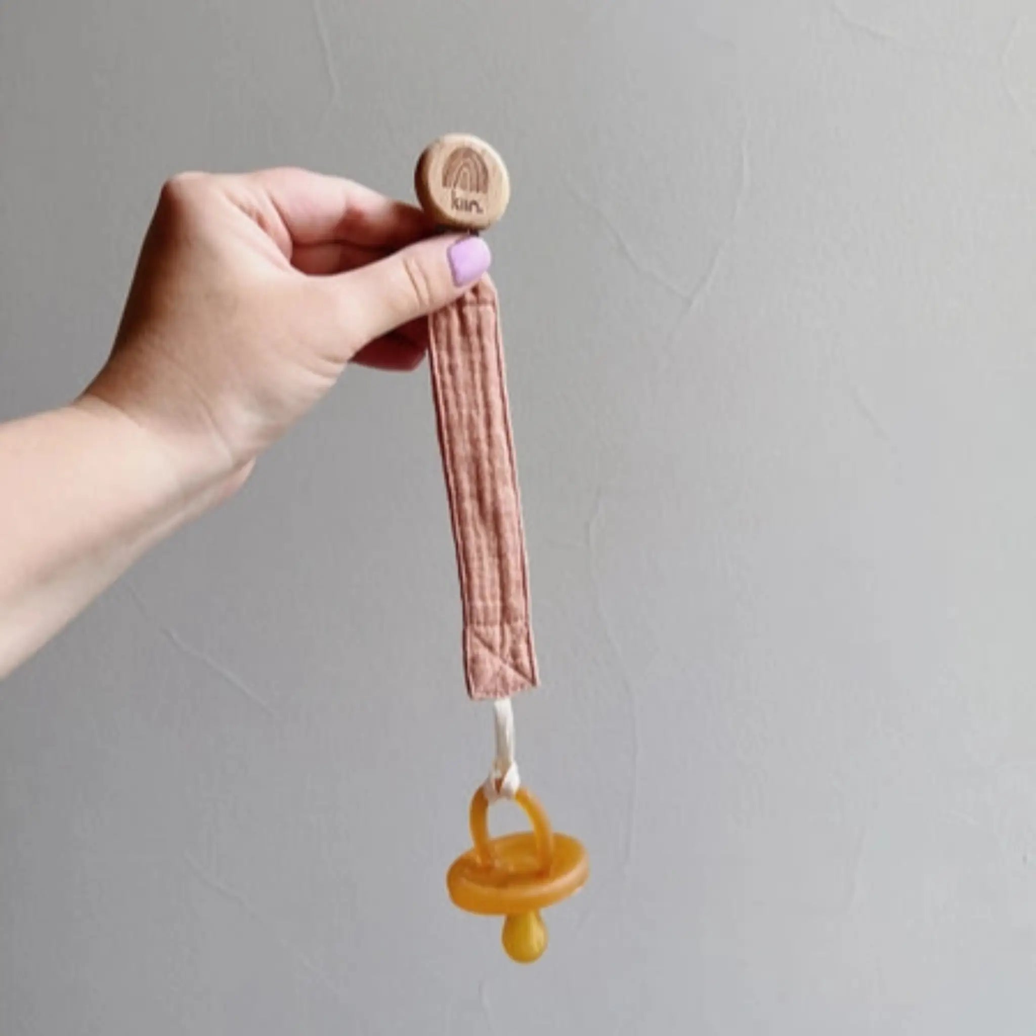 Cotton Dummy Clip | Baby Pacifier Holder & Dummy Strap