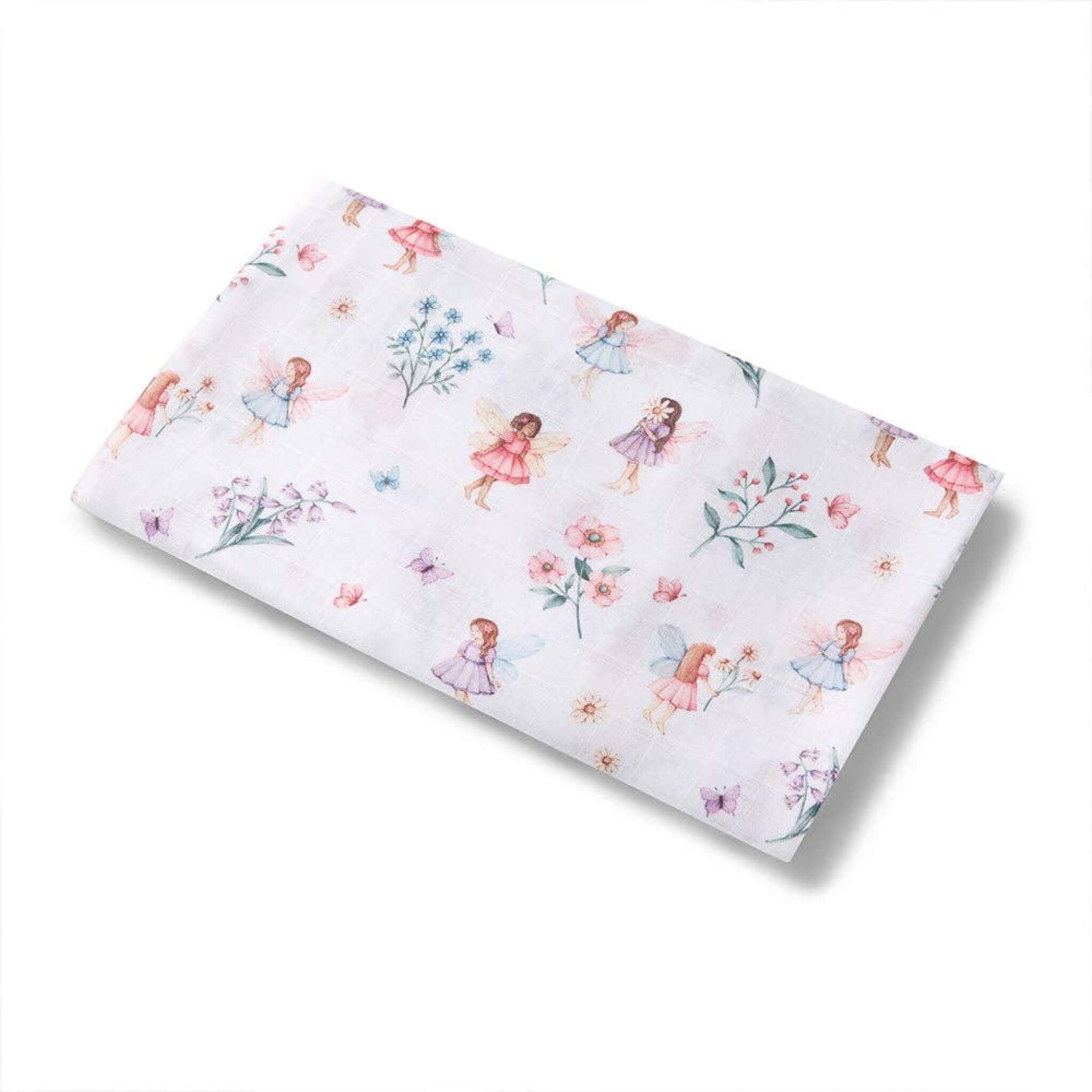 Fairy Garden Organic Muslin Wrap | Snuggle Hunny