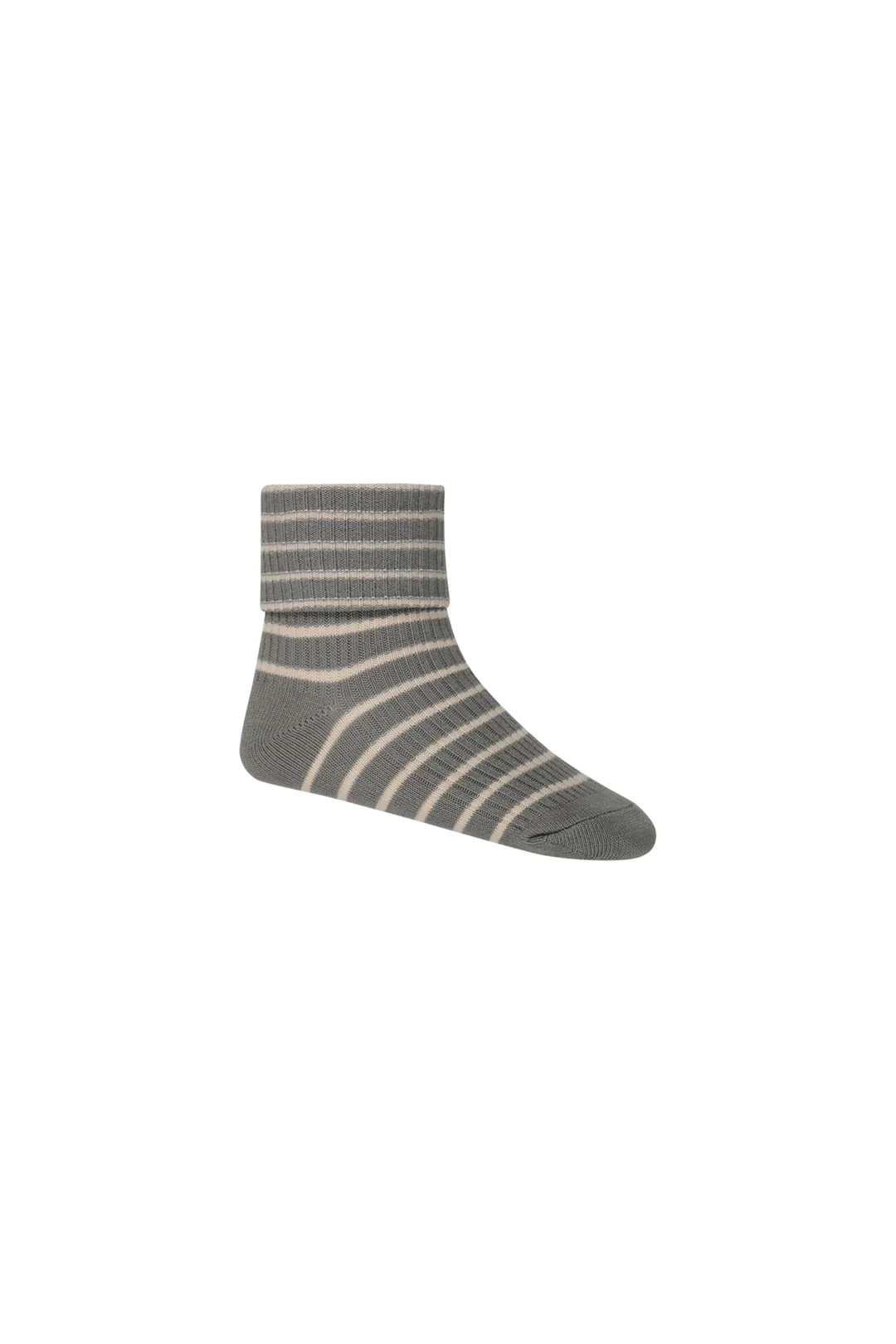 Classic Rib Socks- Pond Stripe-Jamie Kay