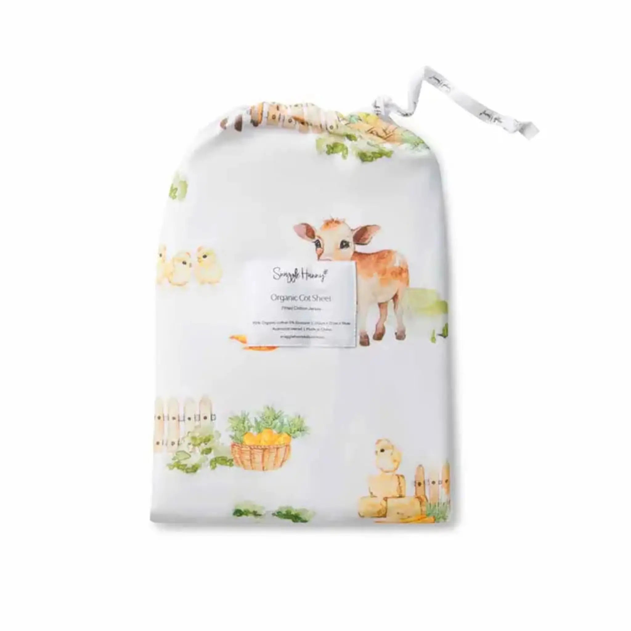 Fitted Cot Sheet Farm