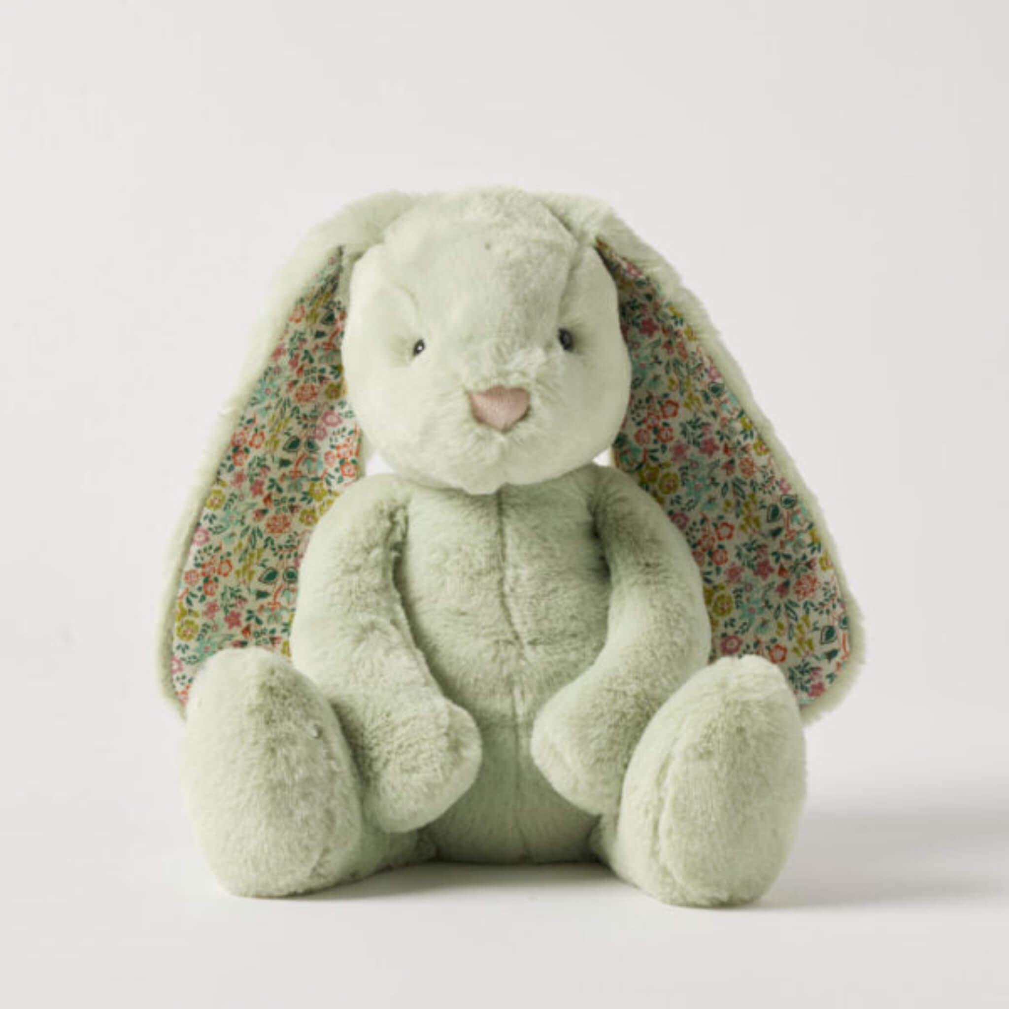 Floral Mint Bunny- Personalised Plush Bunny