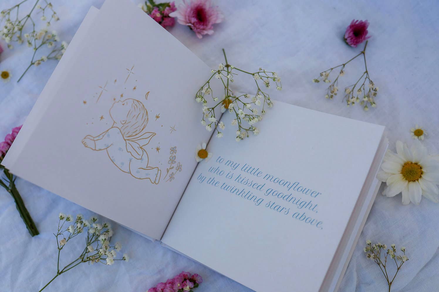 For My Little Moonflower | Children’s Memorial Book of Love & Remembrance