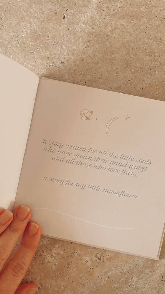 For My Little Moonflower | Children’s Memorial Book of Love & Remembrance
