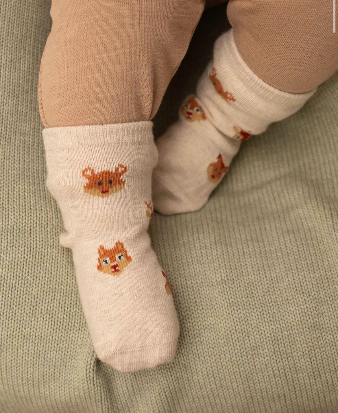 Enchanted Forest Organic Ankle Socks-Toshi