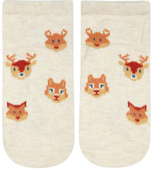 Enchanted Forest Organic Ankle Socks-Toshi