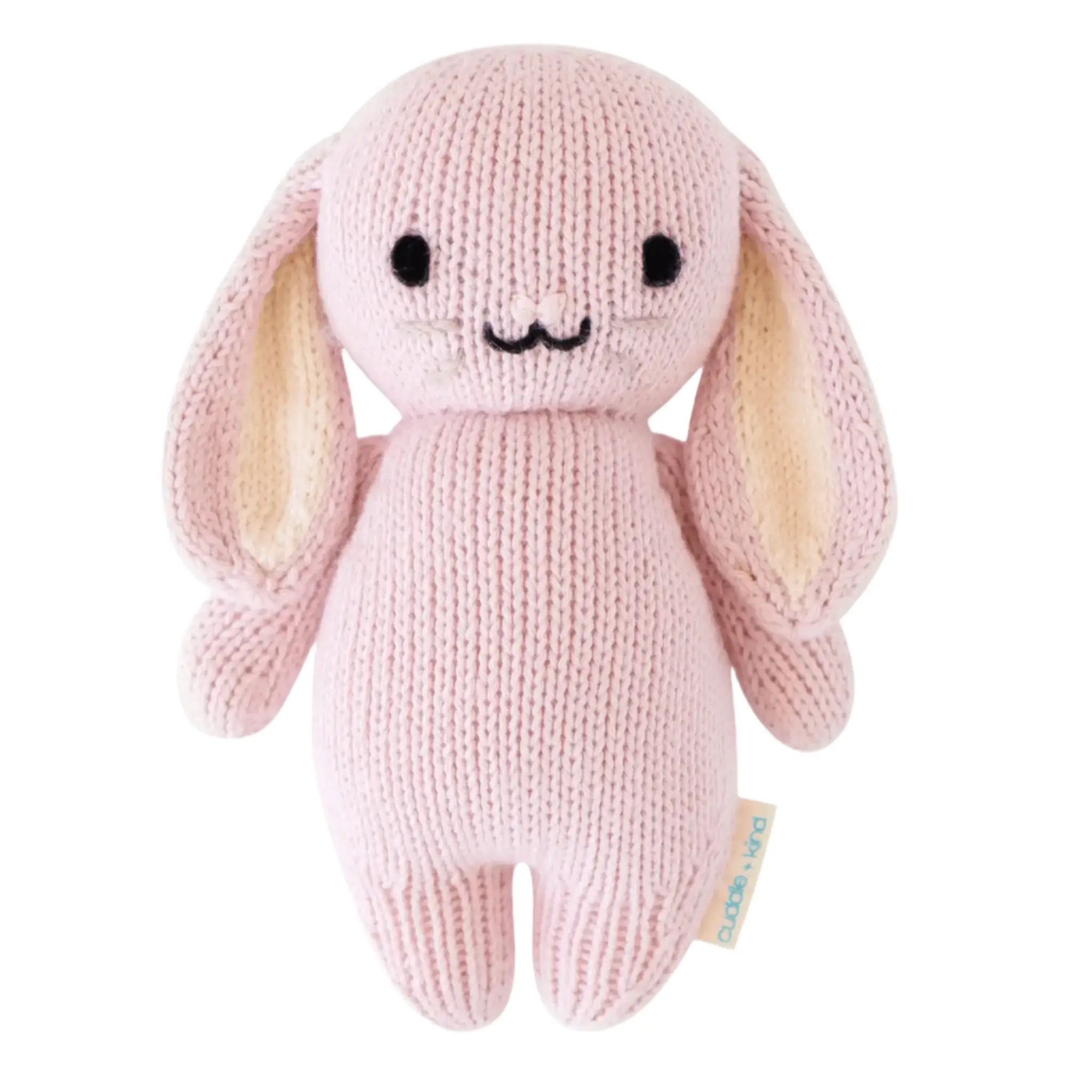 Hand Knitted baby bunny doll cuddle and kind