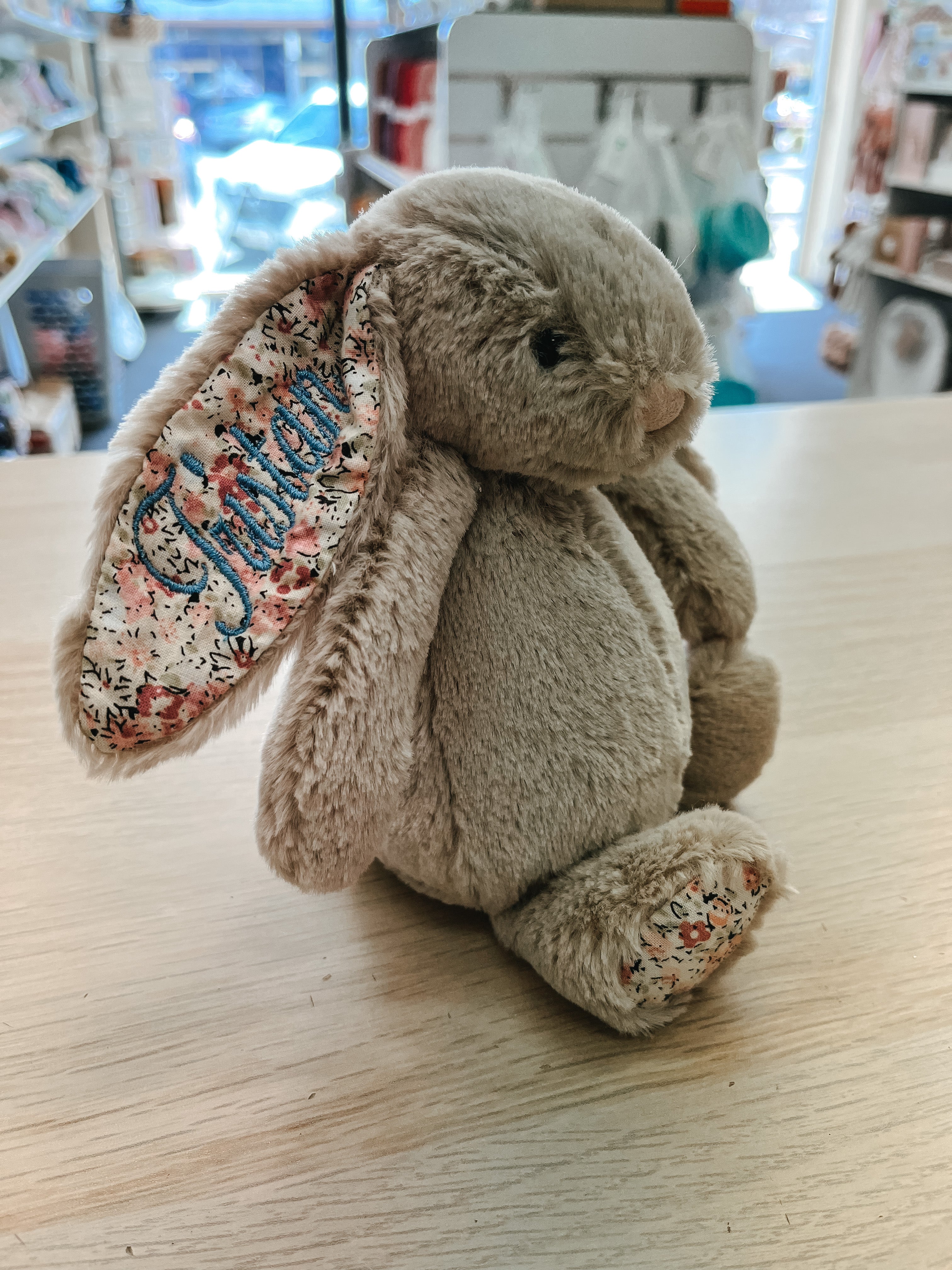 Blossom Bea Beige Bunny | Embroidery Included | Display Stock
