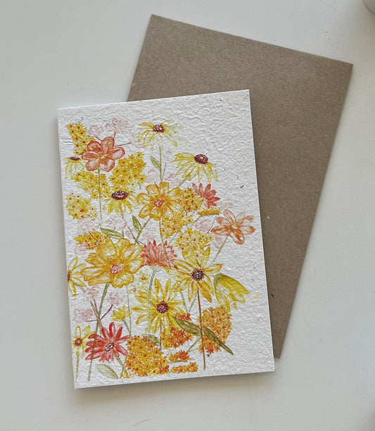 Shades of Sunshine- Plantable gift cards