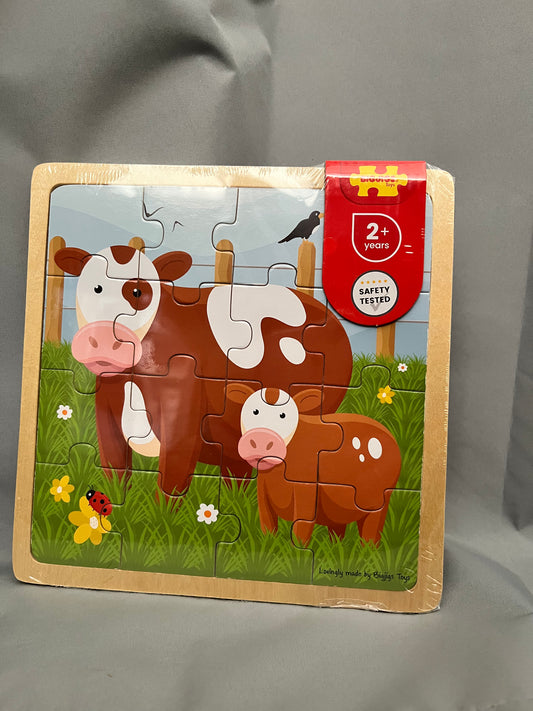 Wooden Puzzle | Cow & Calf