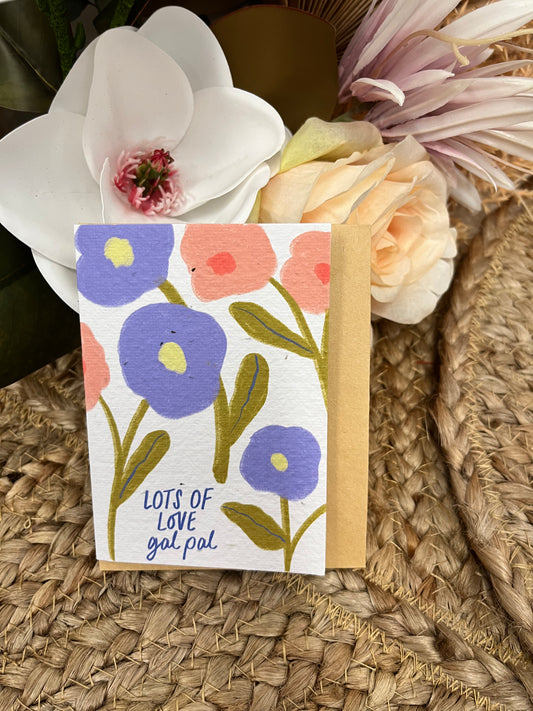 Lots of Love Plantable Card-Hello Petal
