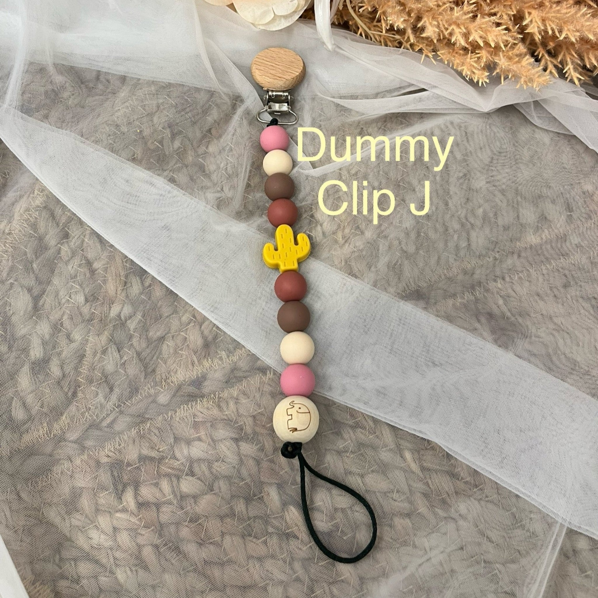 The Cactus Collection-Silicone Dummy Bead Clips