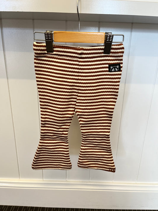 Branded Stripe Flare Pants-Animal Crackers