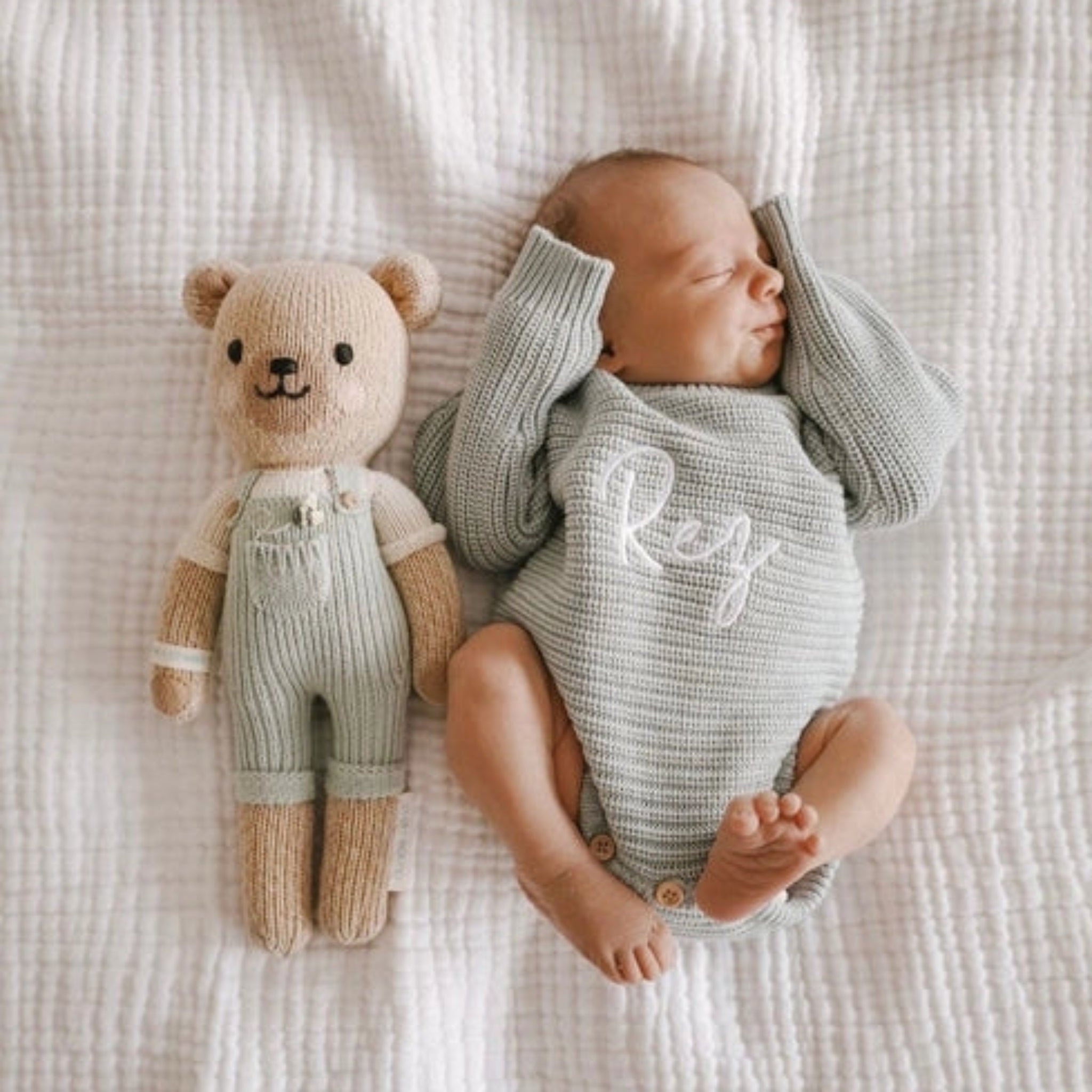 Knitted Baby Clothes Romper Sea