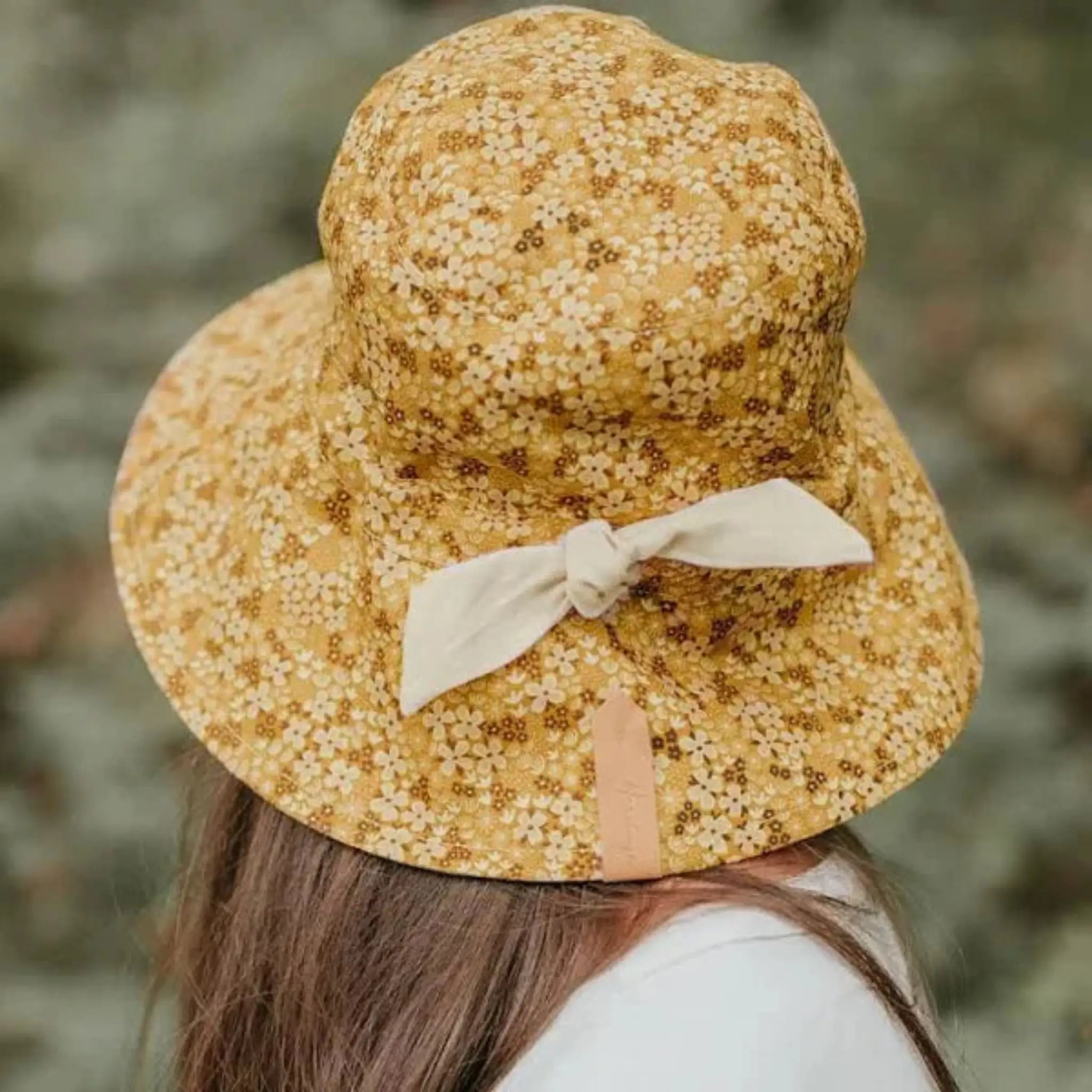 Ladies Reversible Sun Hat Farah/Flax 