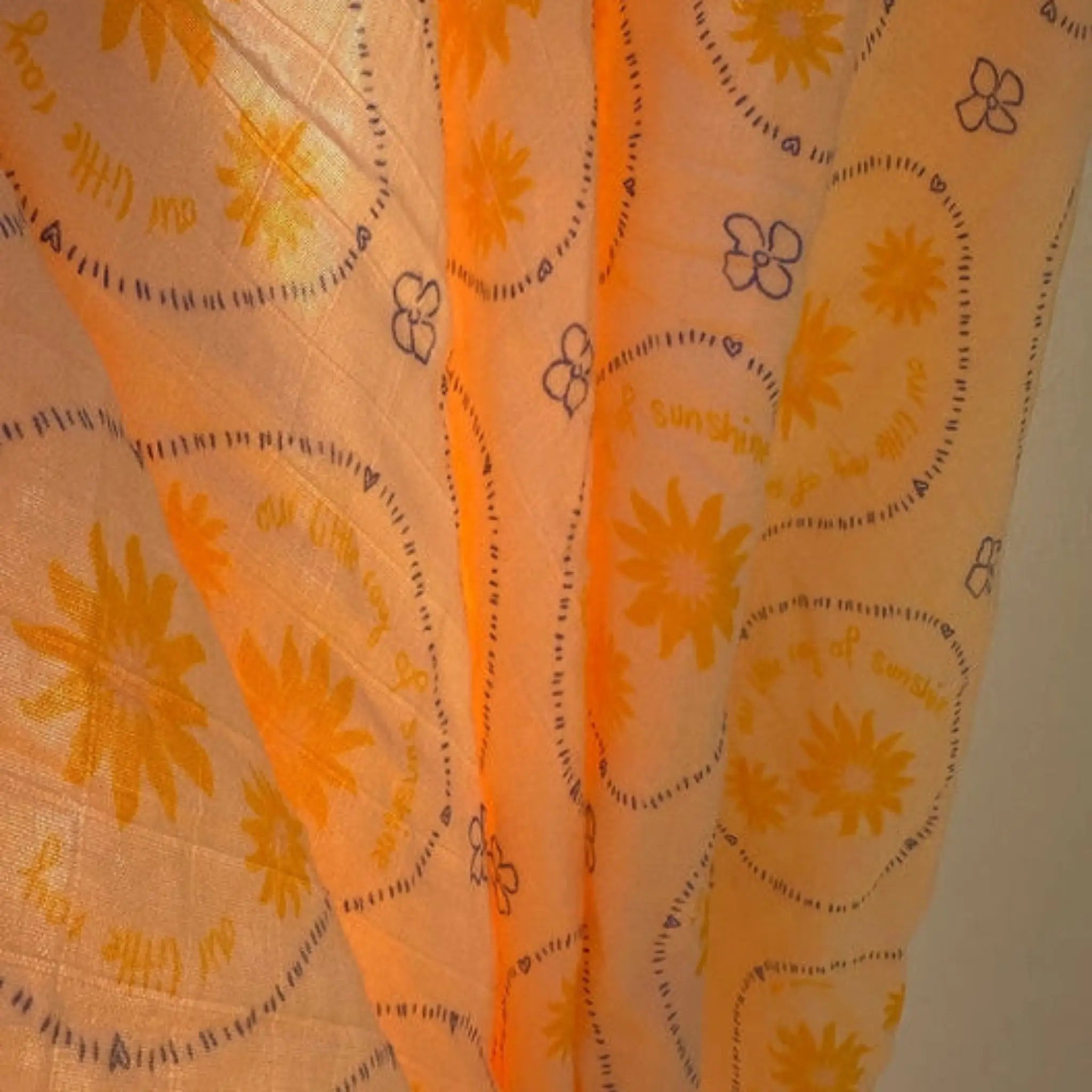 Little Ray of Sunshine Muslin Wrap – Soft Baby Swaddle