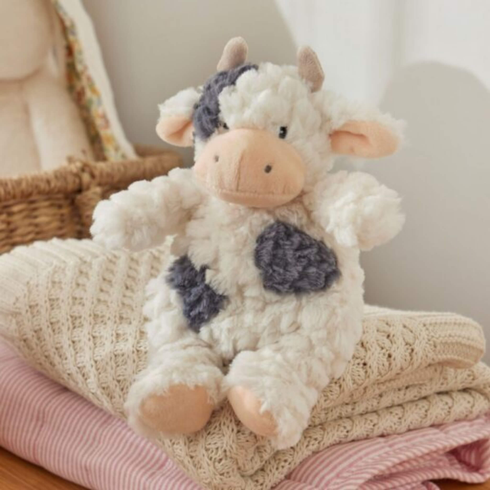 Moo Cow Plush Toy | Soft Farm Animal Toy for Babies & Children
