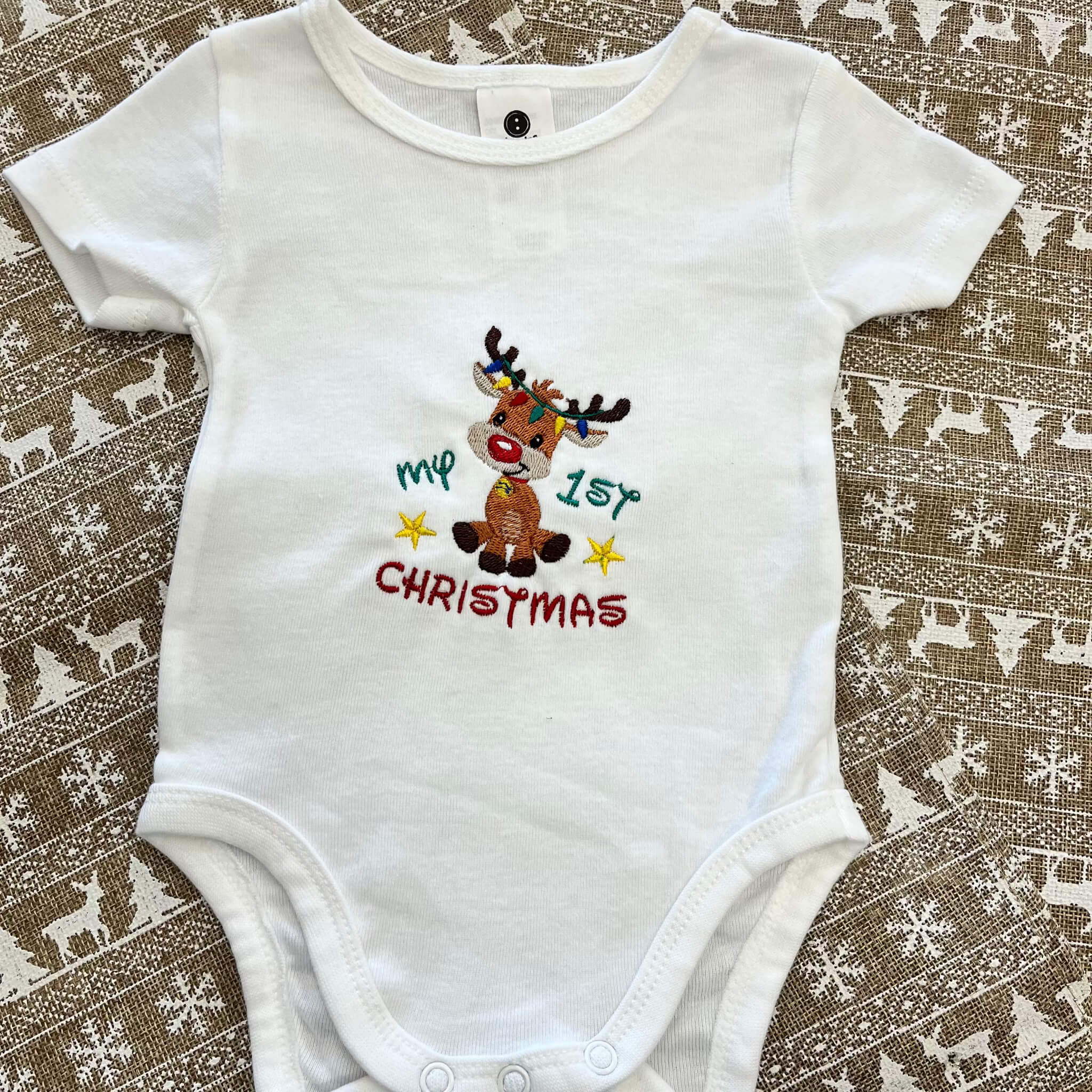 My 1st Christmas Bodysuit- Made to order