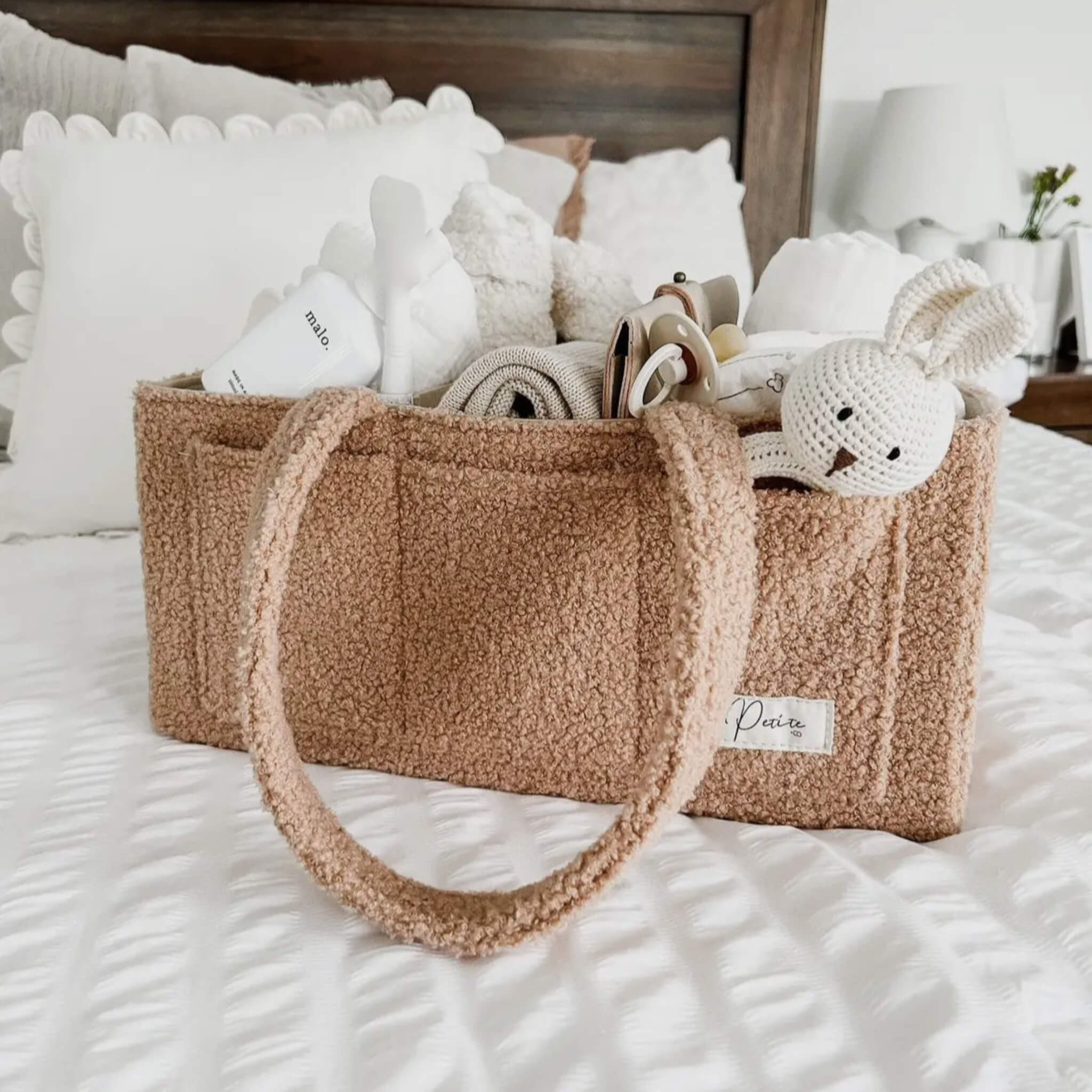 Nappy Caddy Brown  Organiser All Teddy 