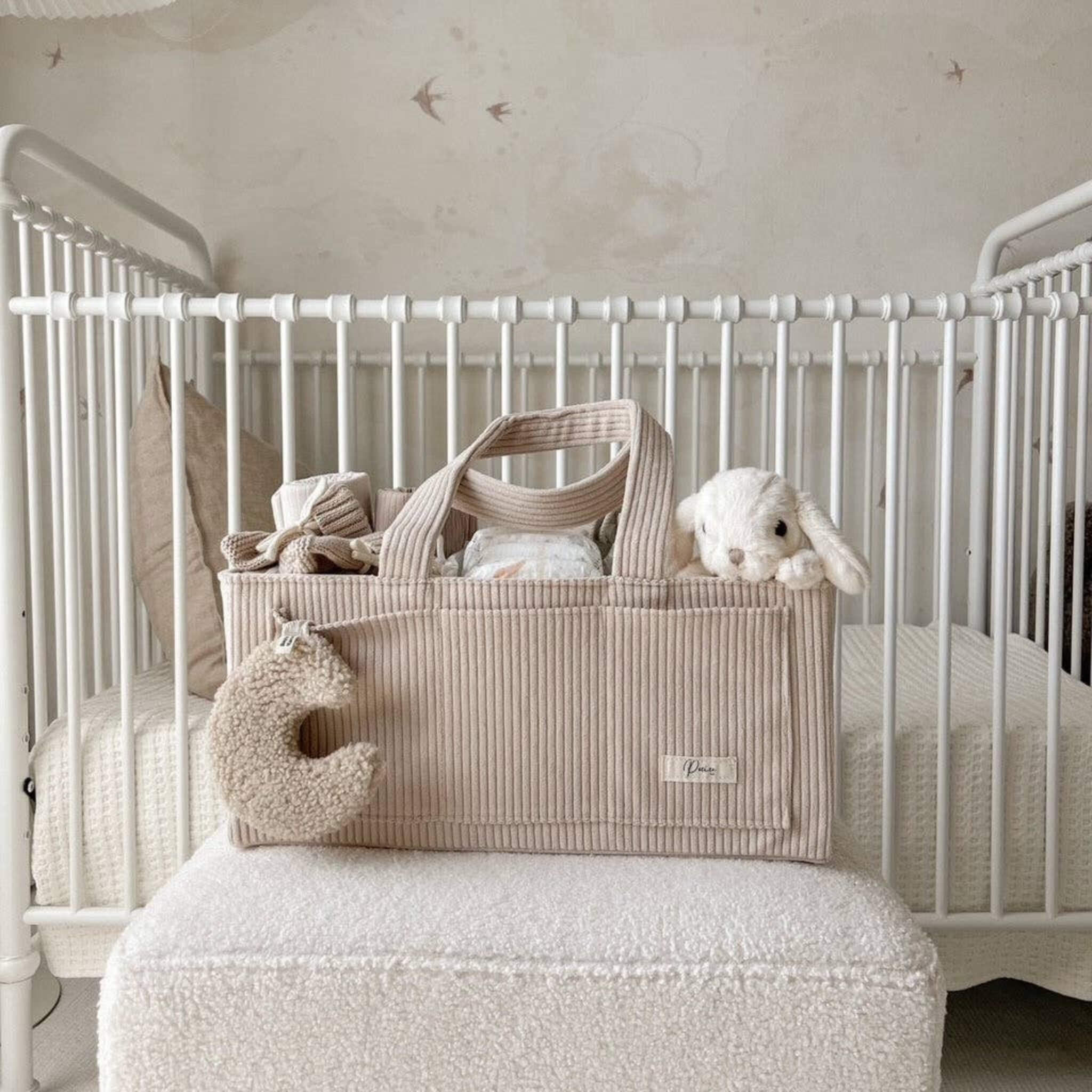 Nappy Caddy Organiser  Taupe 