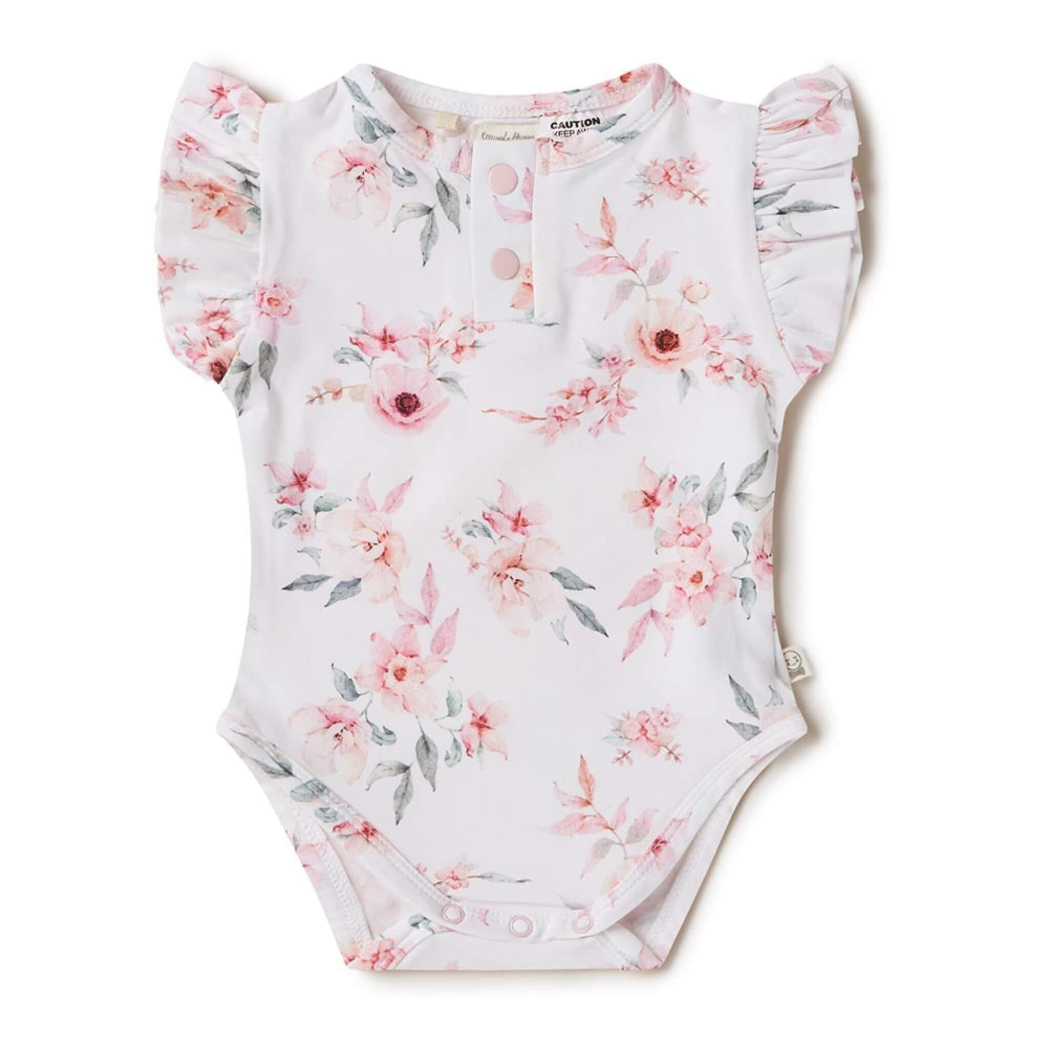 Organic Cotton Baby Bodysuit Camille– for Newborns & Toddlers