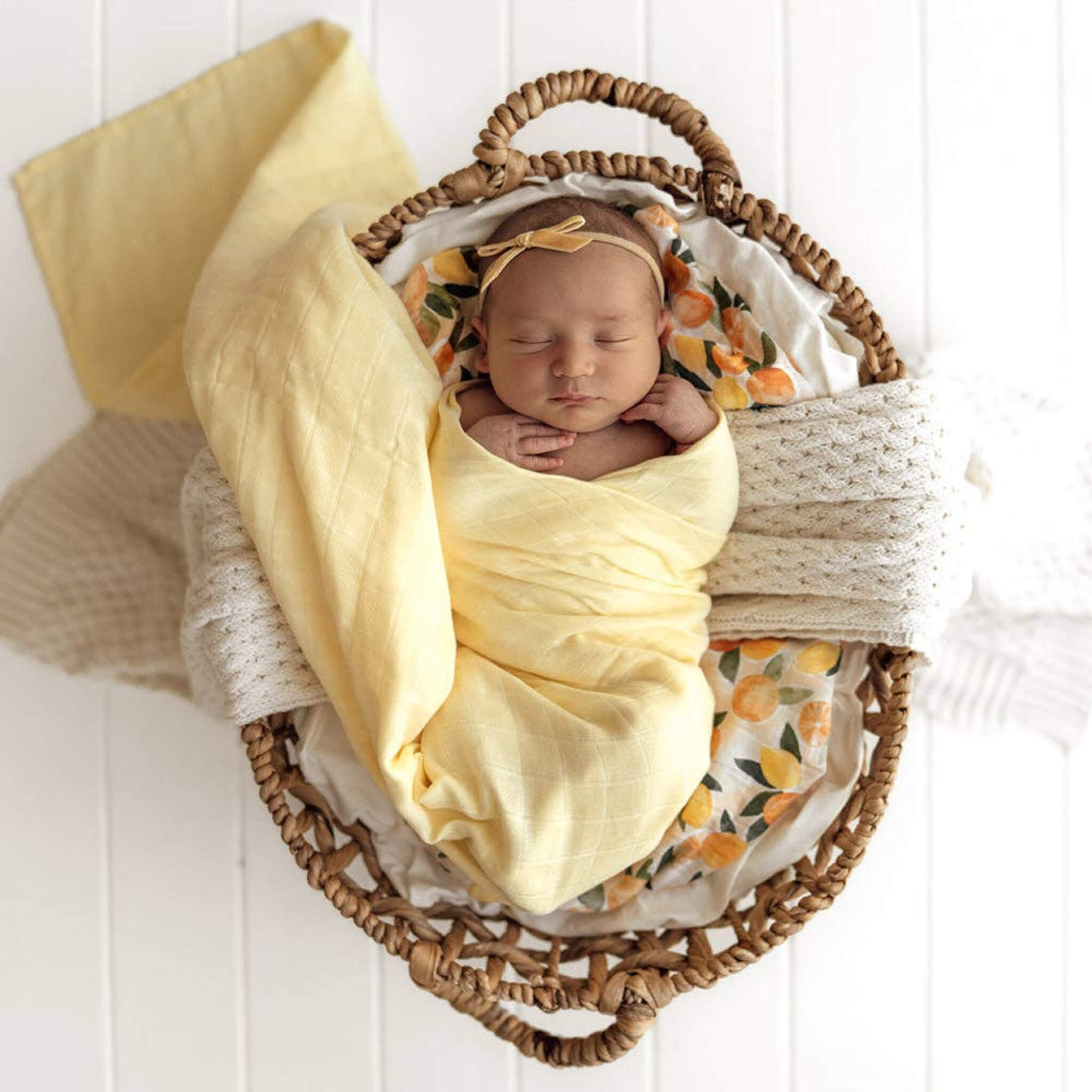  Organic Muslin Wrap Sunlight  