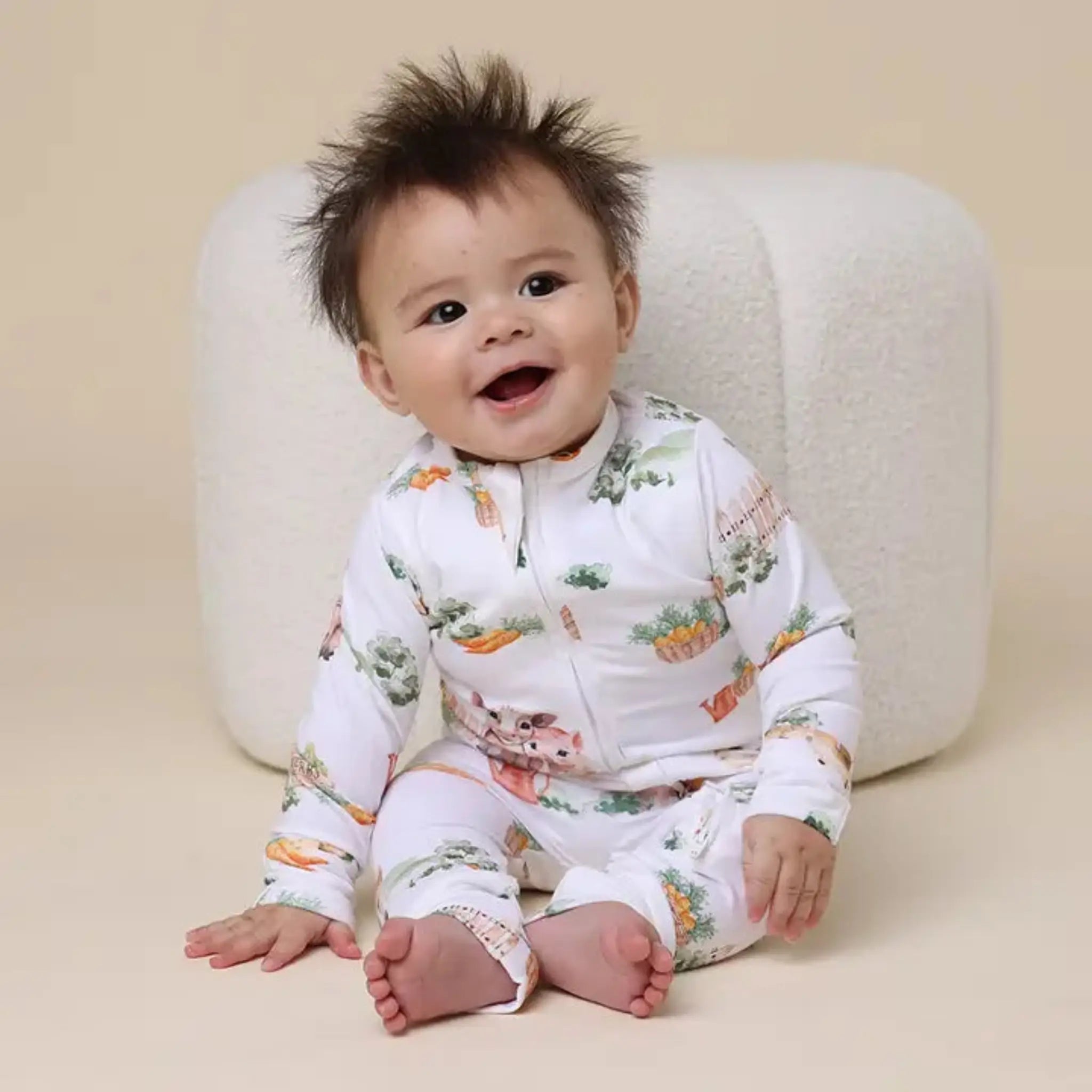 Organic Snugglesuit Convertible Baby Romper 