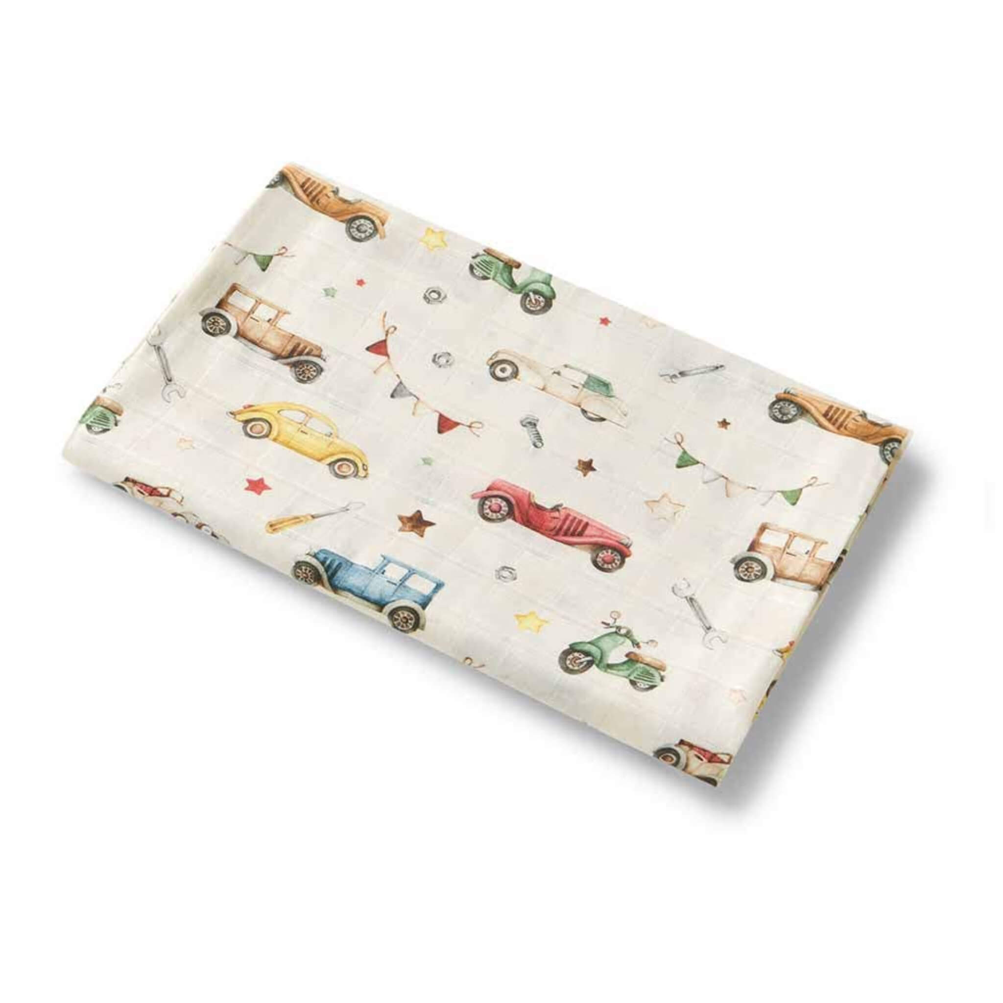  Organic Muslin Wrap Vintage Cars 