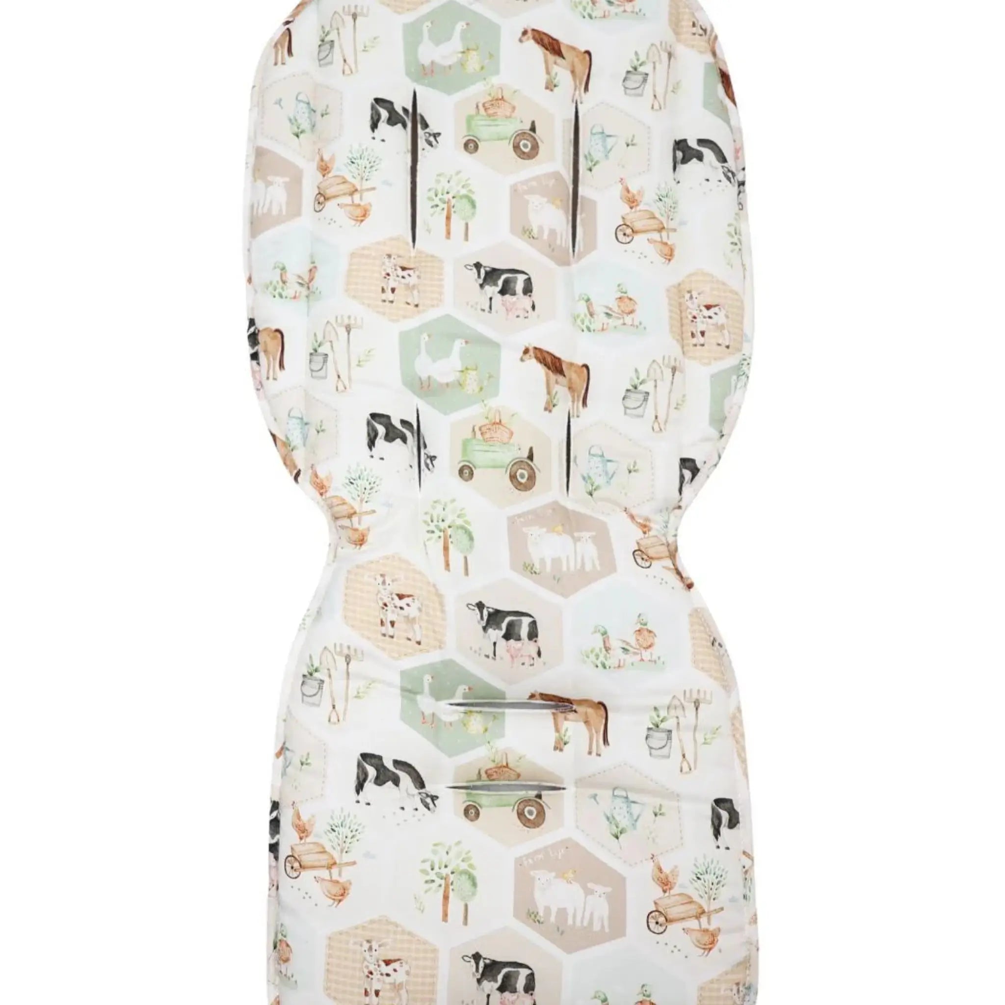 Patchwork Farm Pram Liner | Cuddle Bug & Co Organic Cotton