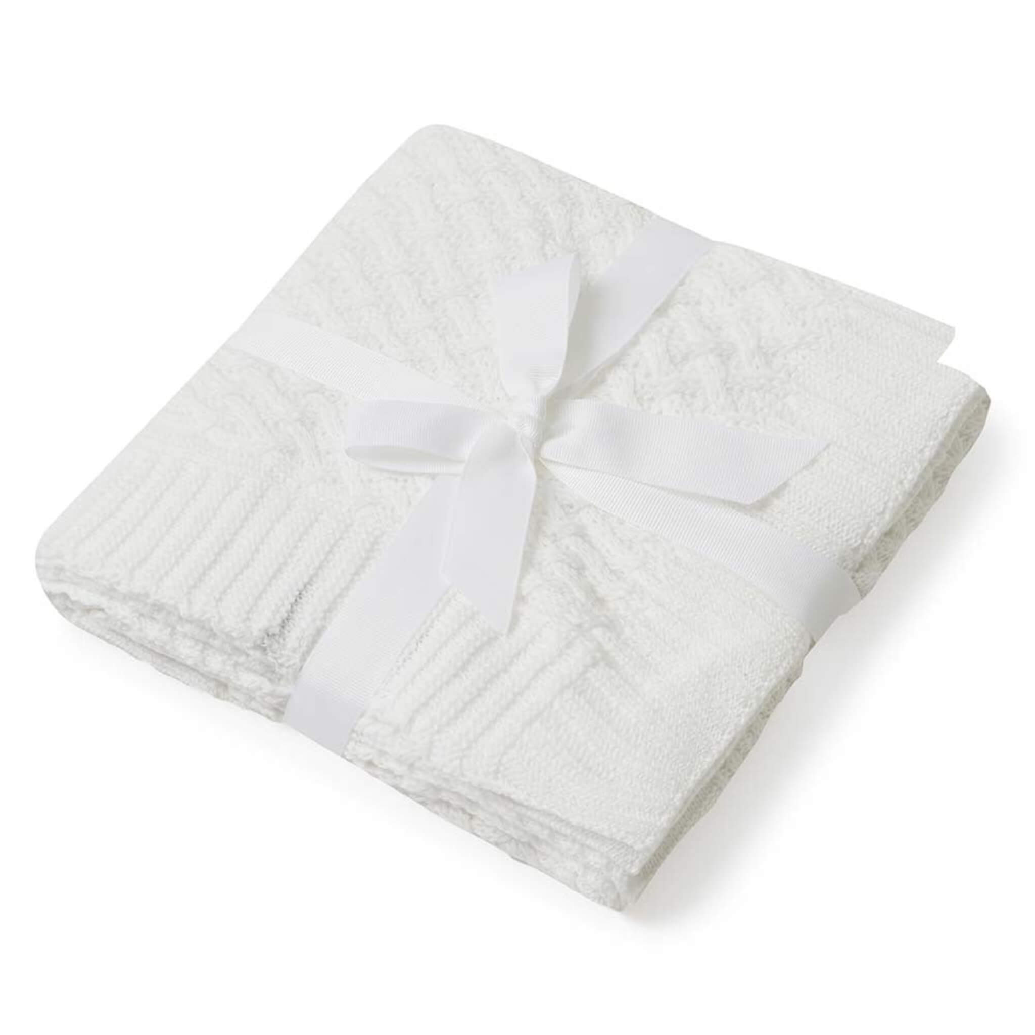 Personalised Snuggle Hunny Knit Blanket | Organic Cotton Baby Blanket