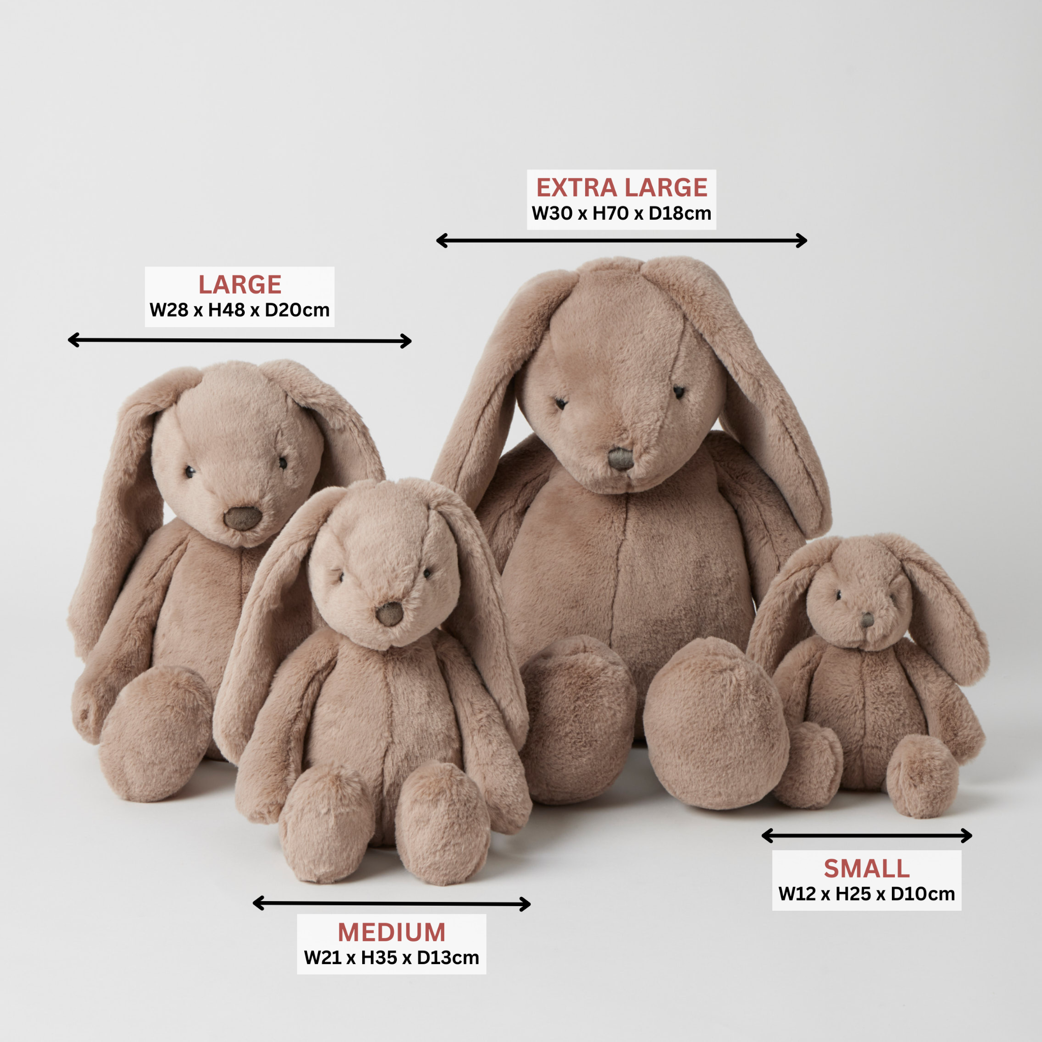 Plush Bunny Taupe