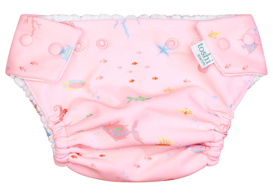 Coral Classic Swim Nappy- Toshi