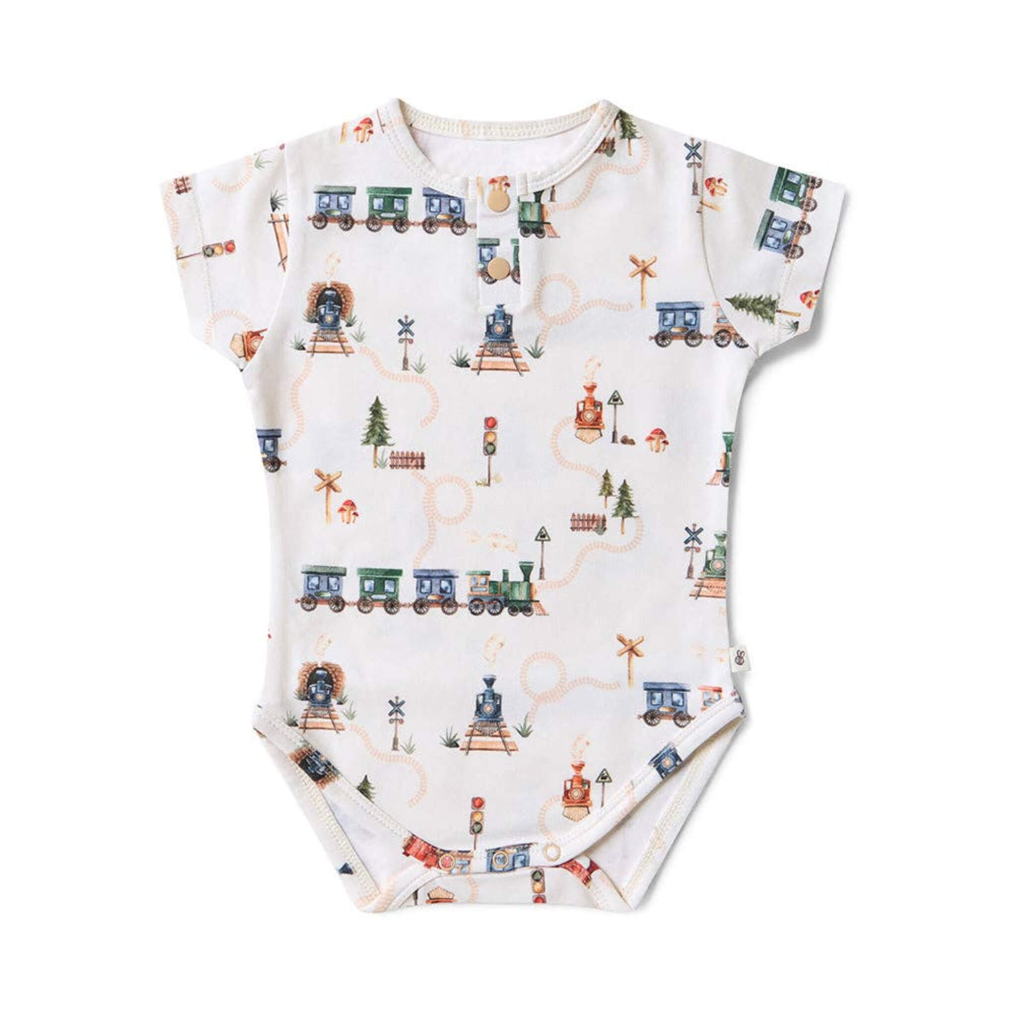 Short Sleeve Bodysuit Trains