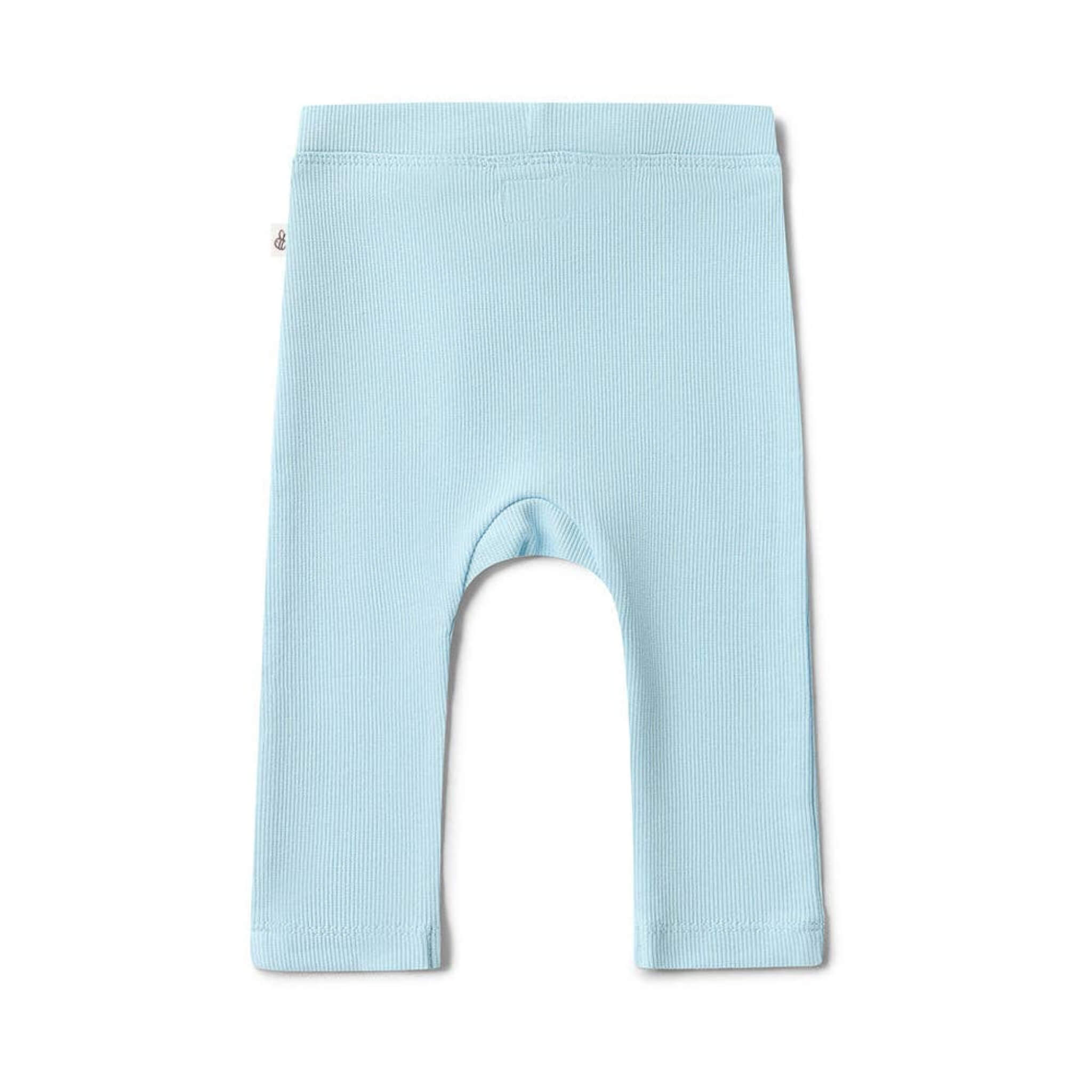 Snuggle Hunny Organic Cotton Baby Blue Rib Pants