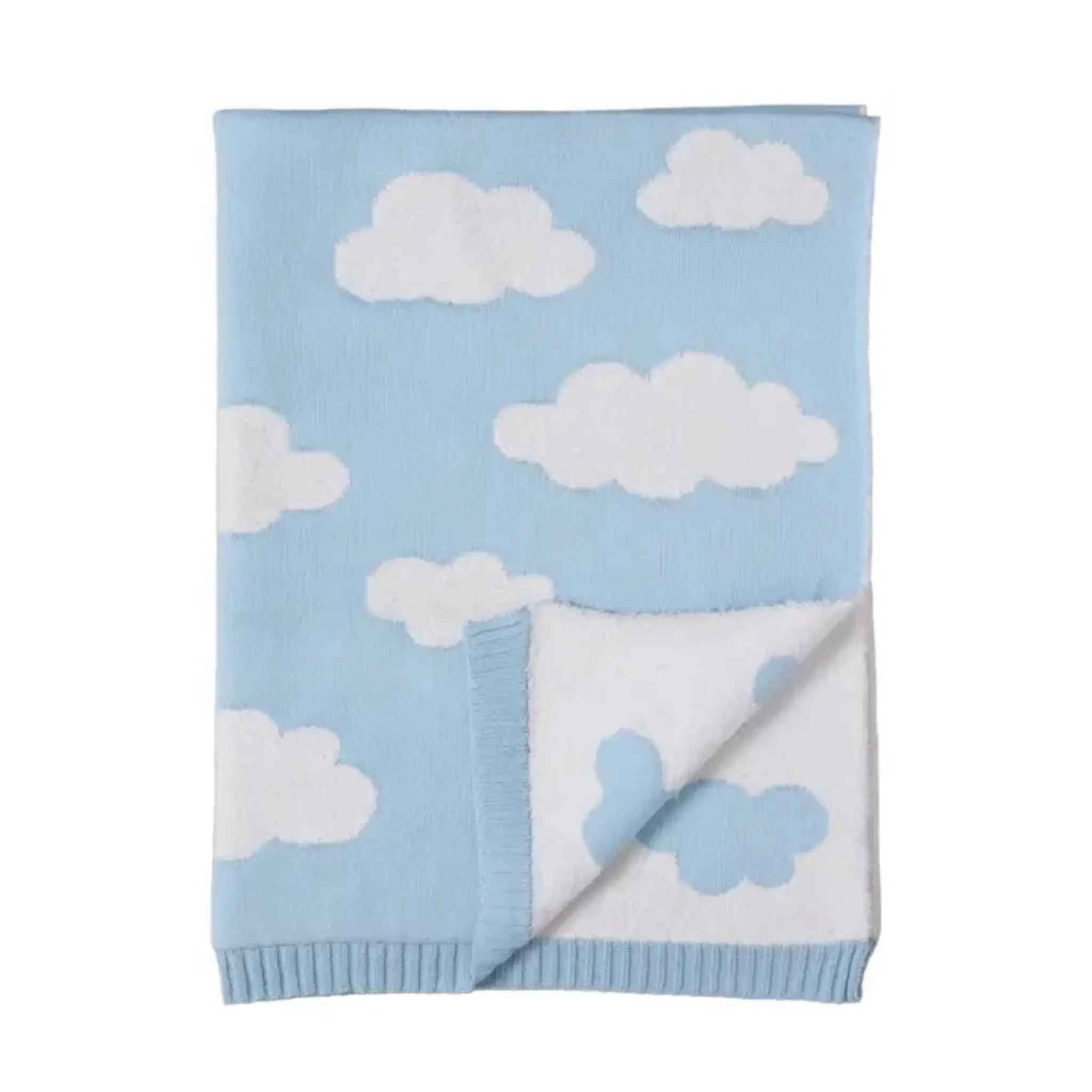 Soft  Cotton Knit Pram Blanket for Babies