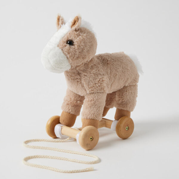 Pull Along Plush Horse | Jiggle and Giggle