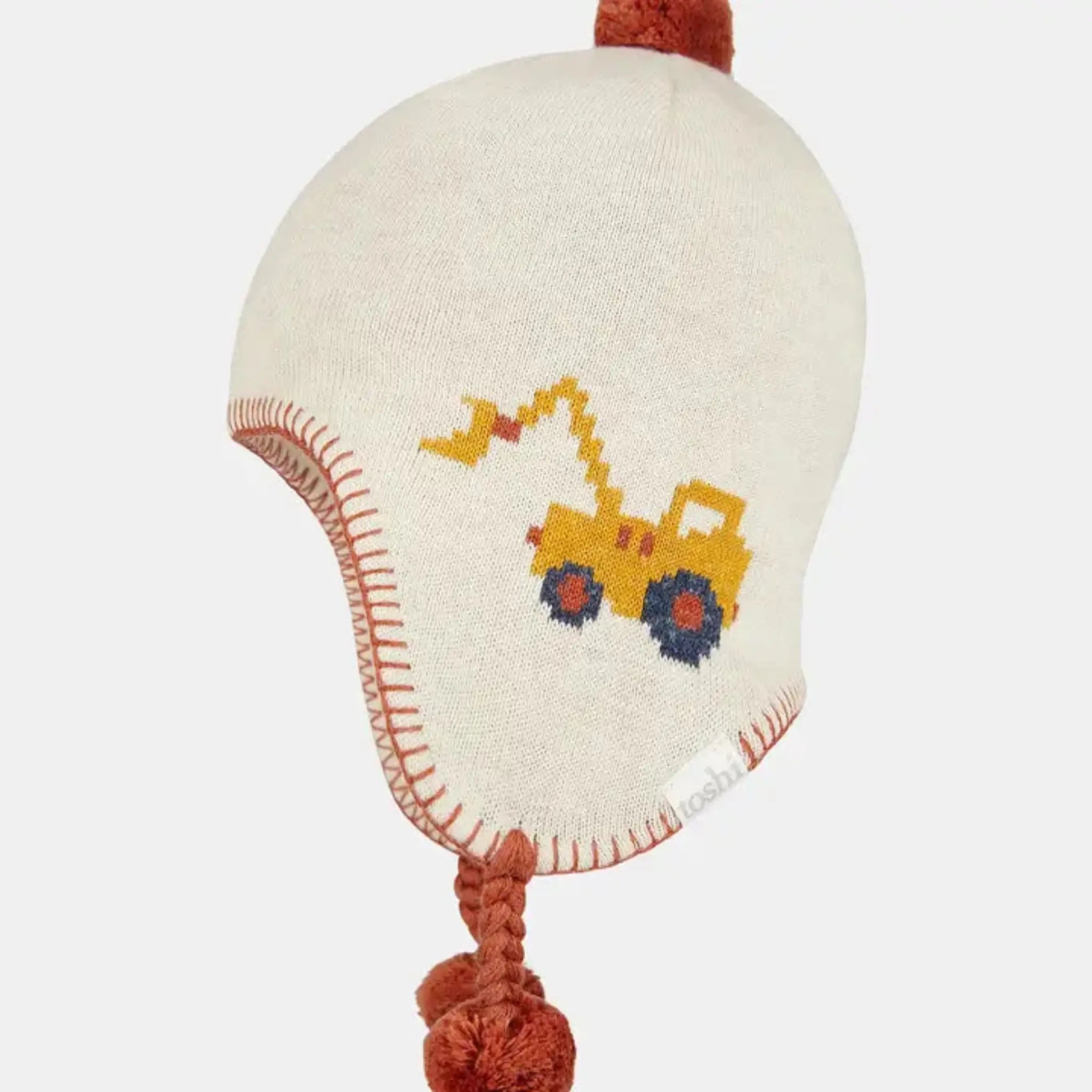 Toshi Cement Truck Baby Earmuff Beanie 