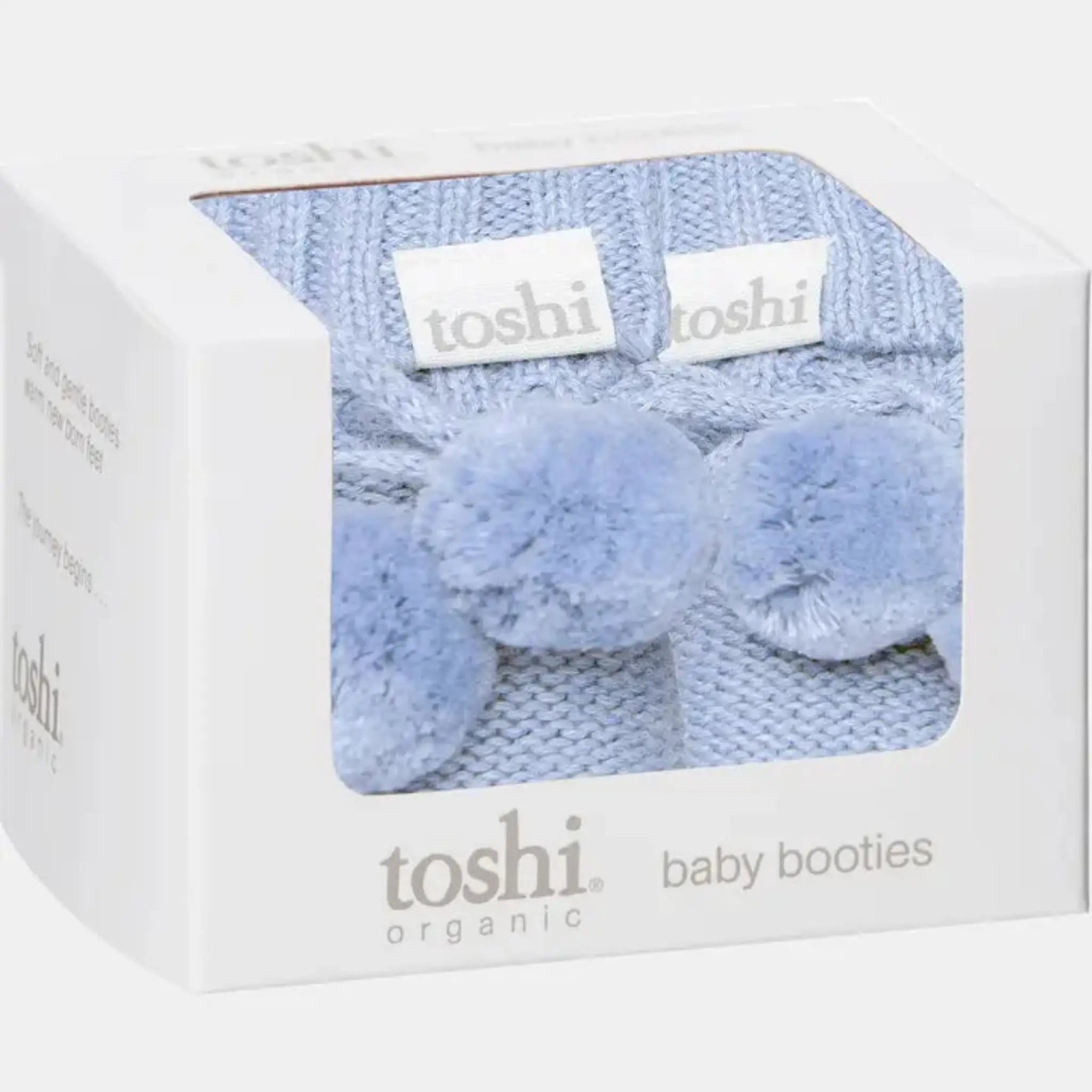 Toshi Marley Seabreeze Organic Baby Booties 