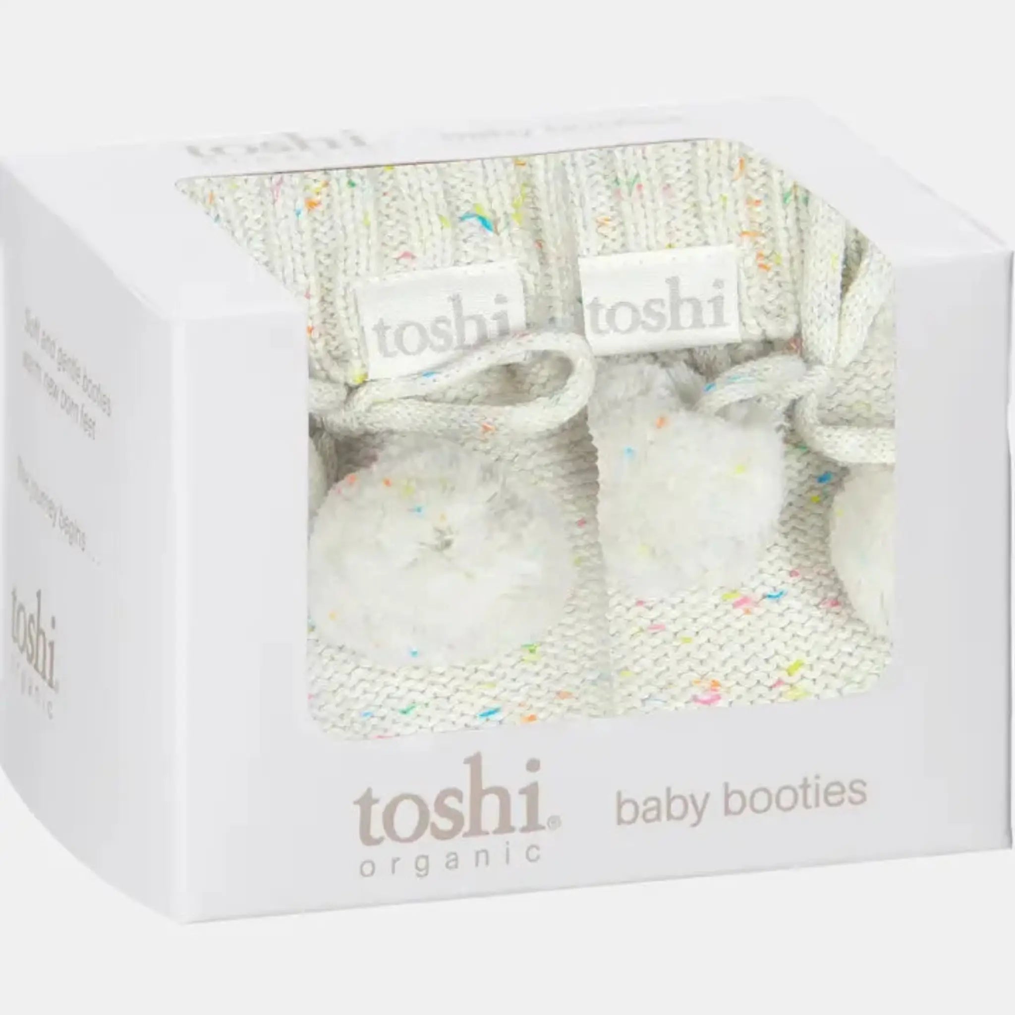 Toshi Marley Snowflake Organic Baby Booties 