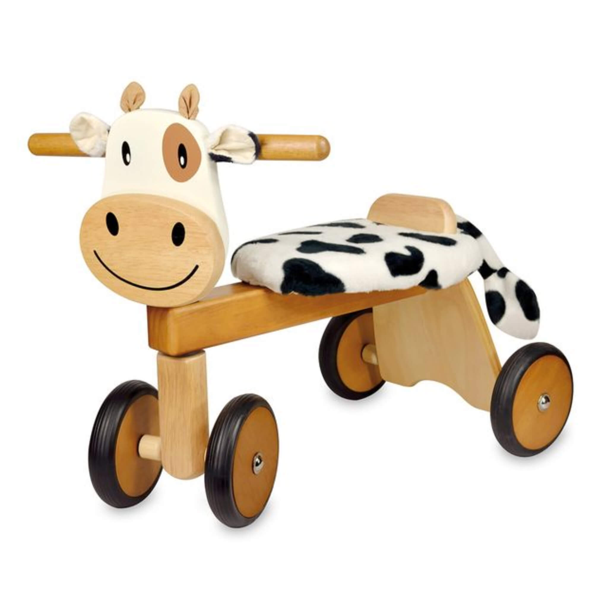 Wooden Cow Ride-On Trike