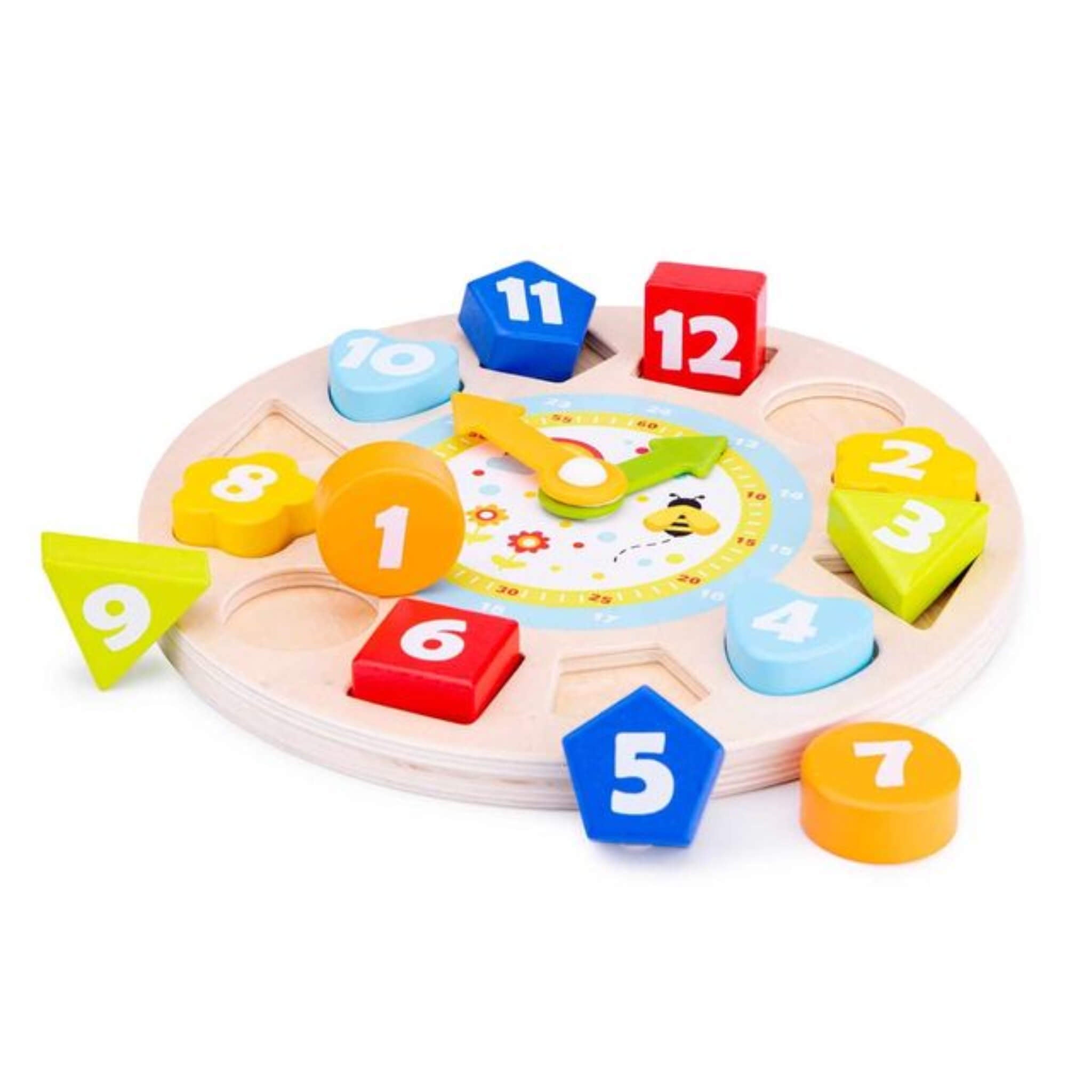 Wooden Learning Clock Toy